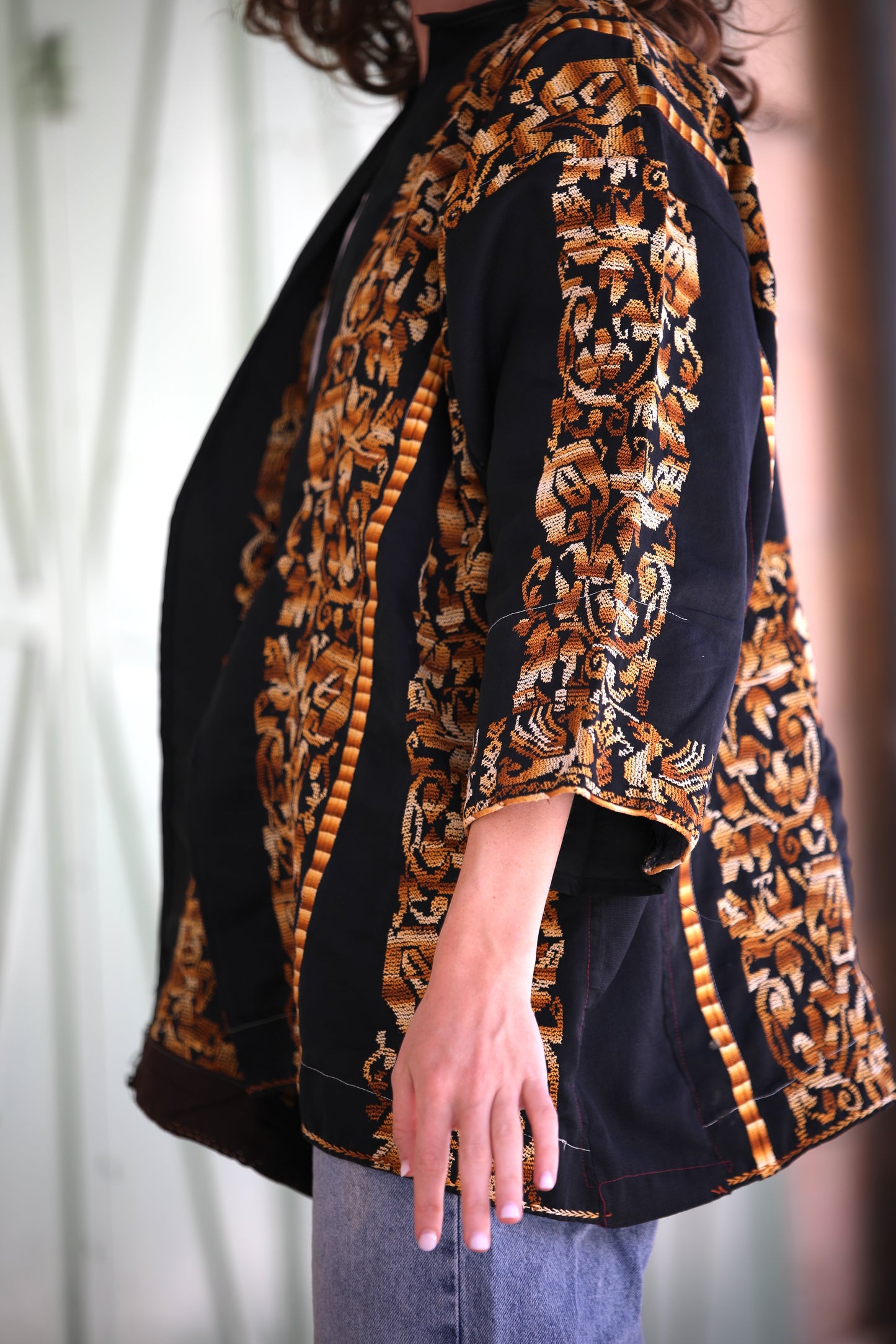 Blazer with Palestinian Tatreez