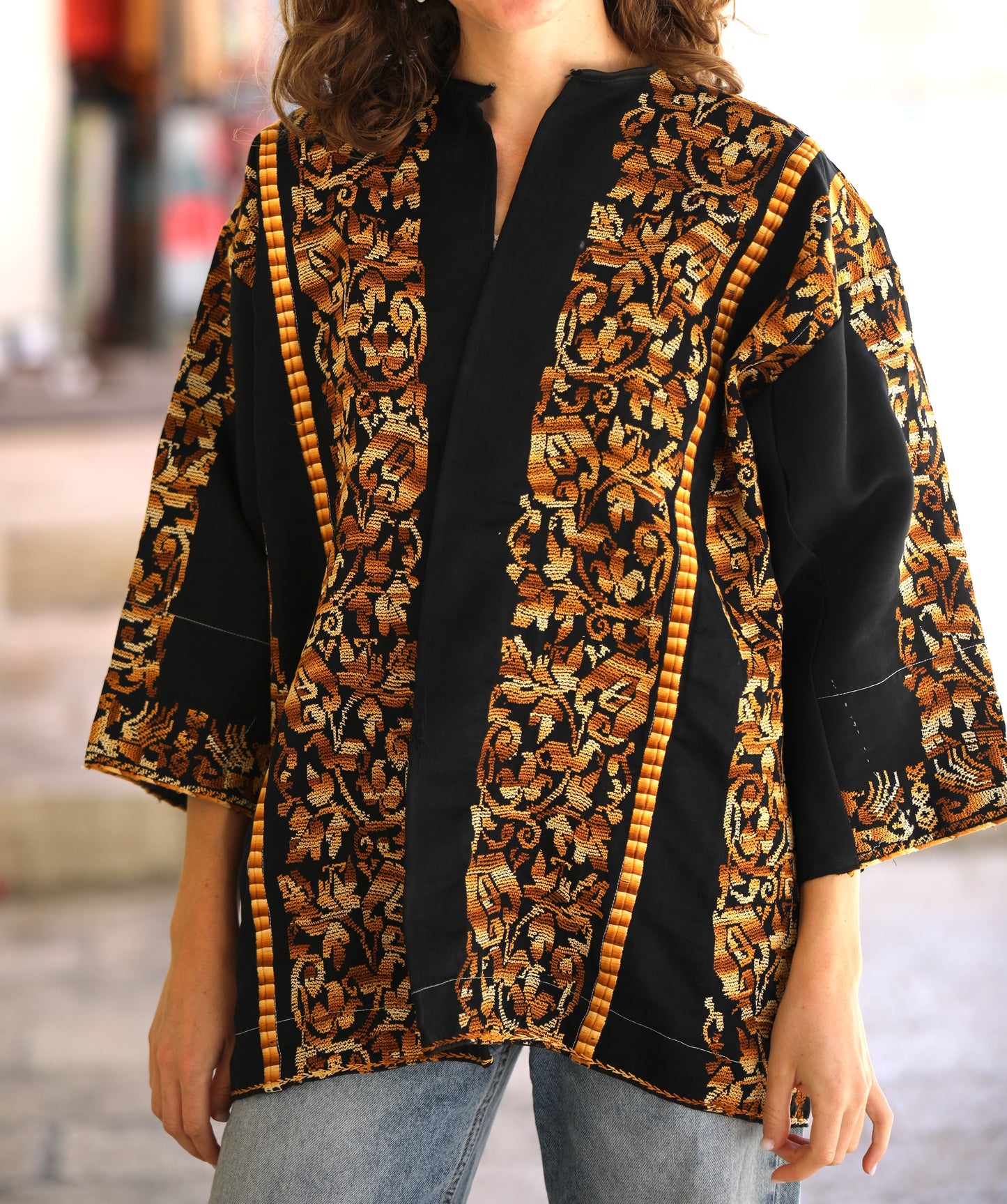 Blazer with Palestinian Tatreez