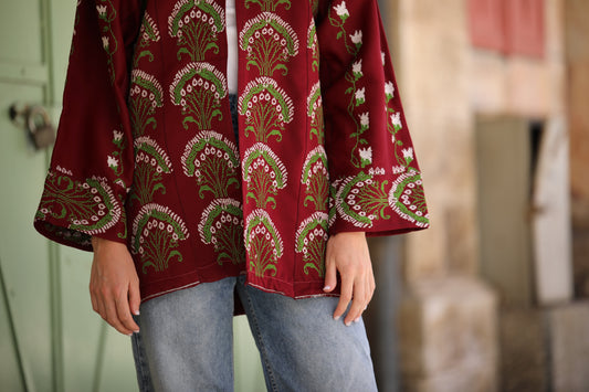 Blazer with Palestinian Tatreez