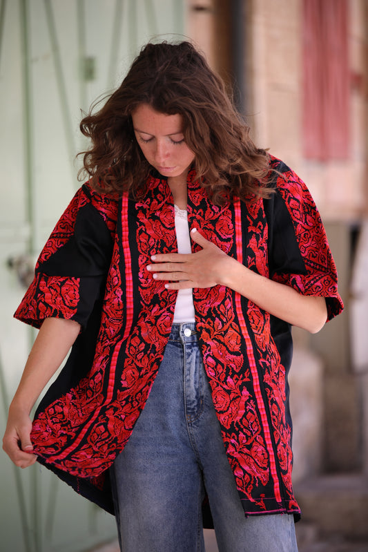 Blazer with Palestinian Tatreez