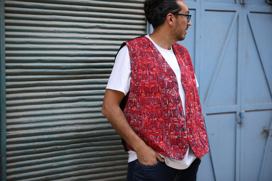 Vest with Palestinian Tatreez