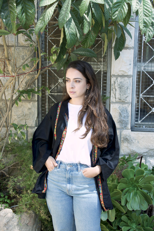 Blazer with Handmade Embroidery