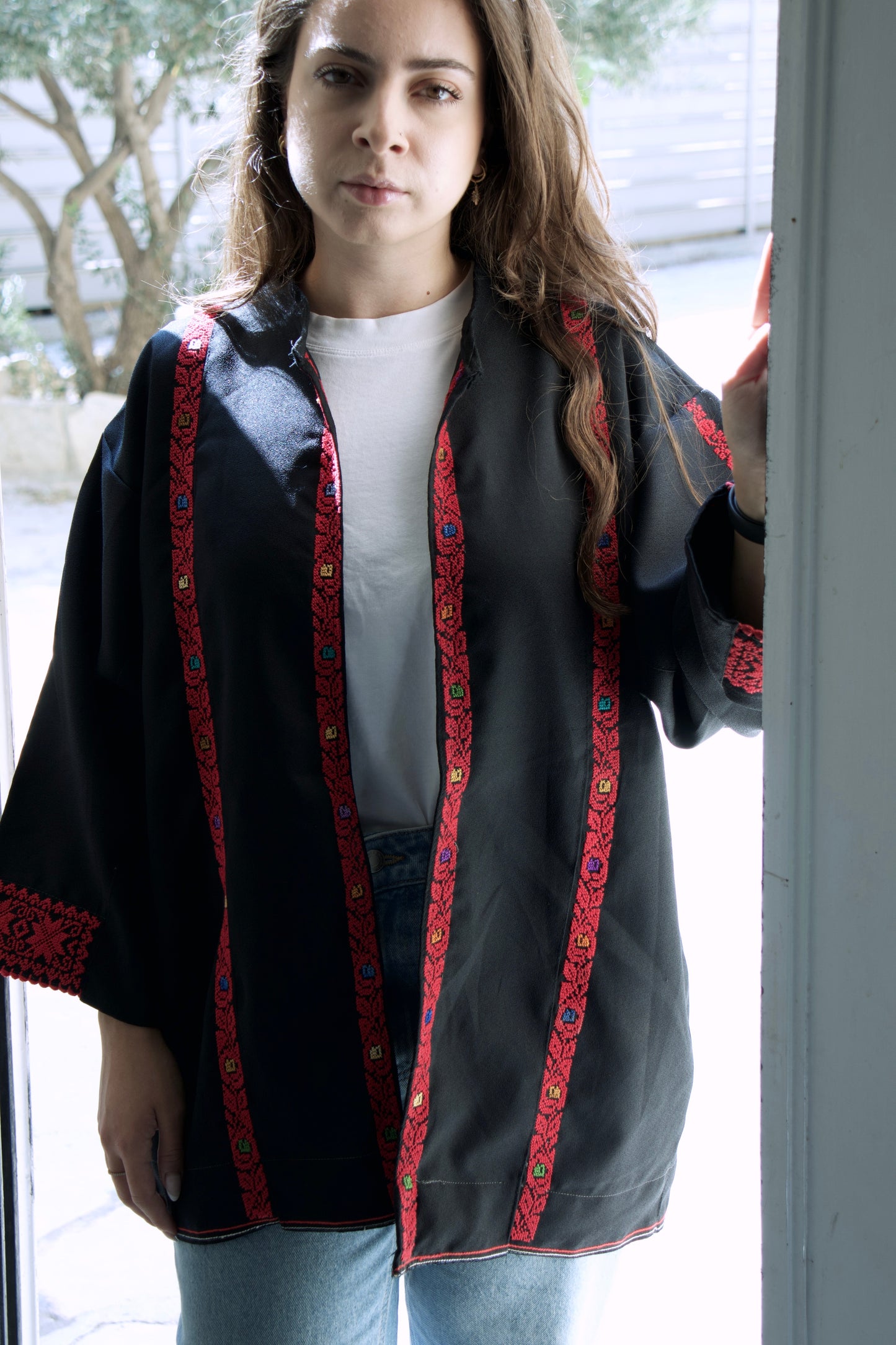 Blazer with Palestinian Tatreez