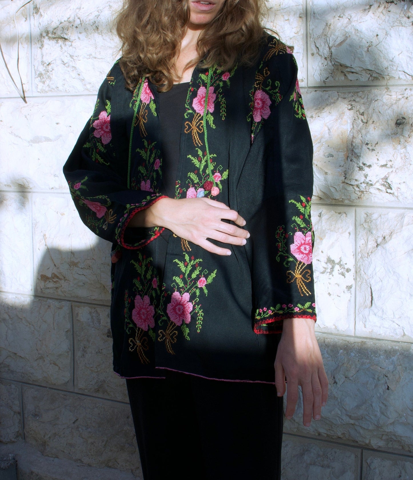 Blazer with Palestinian Tatreez