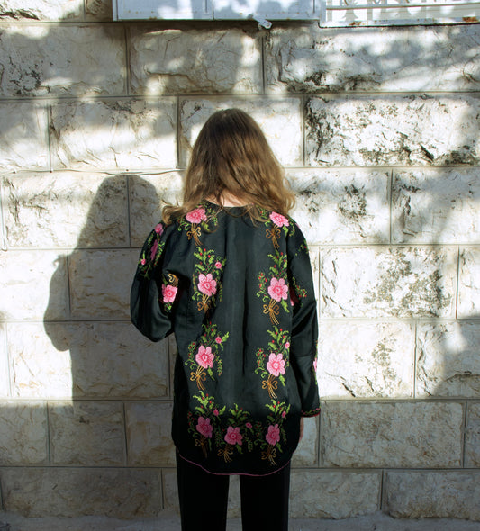 Blazer with Palestinian Tatreez