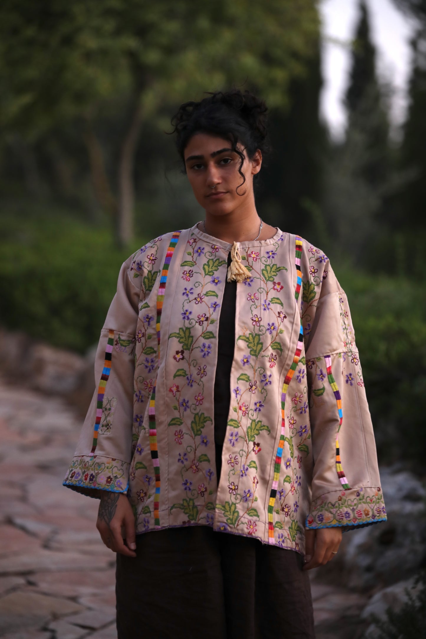 Blazer with Palestinian Tatreez