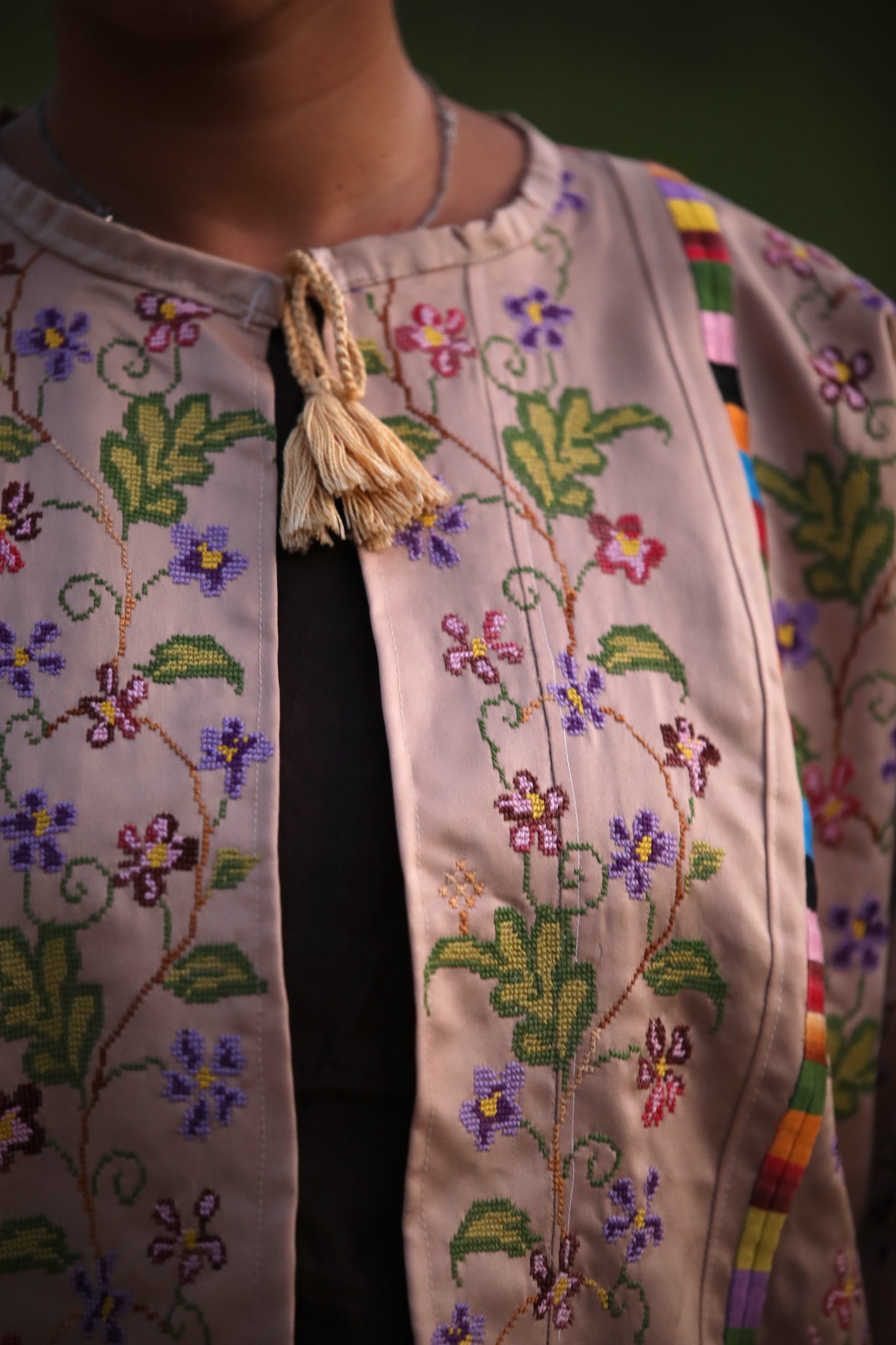 Blazer with Palestinian Tatreez