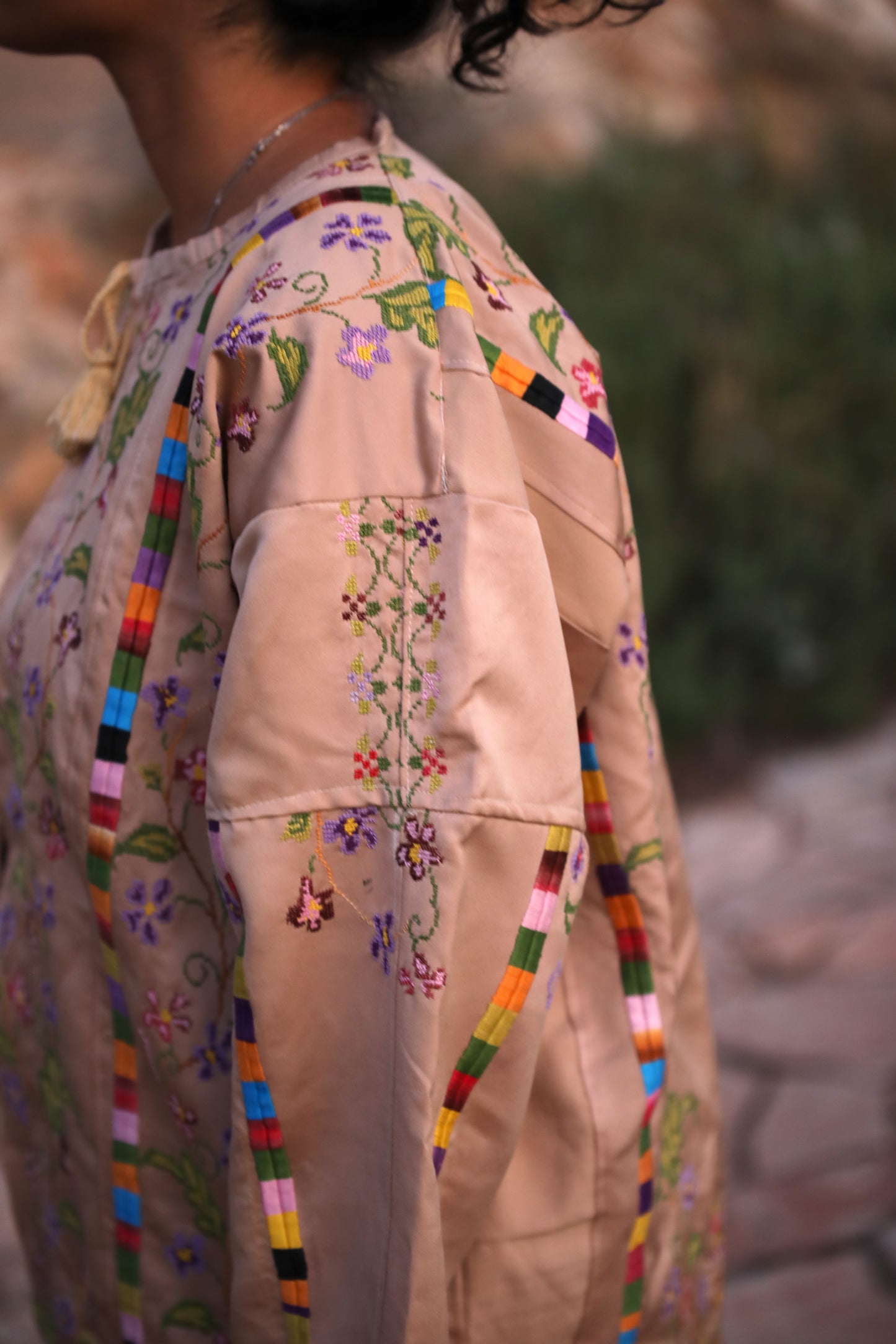 Blazer with Palestinian Tatreez