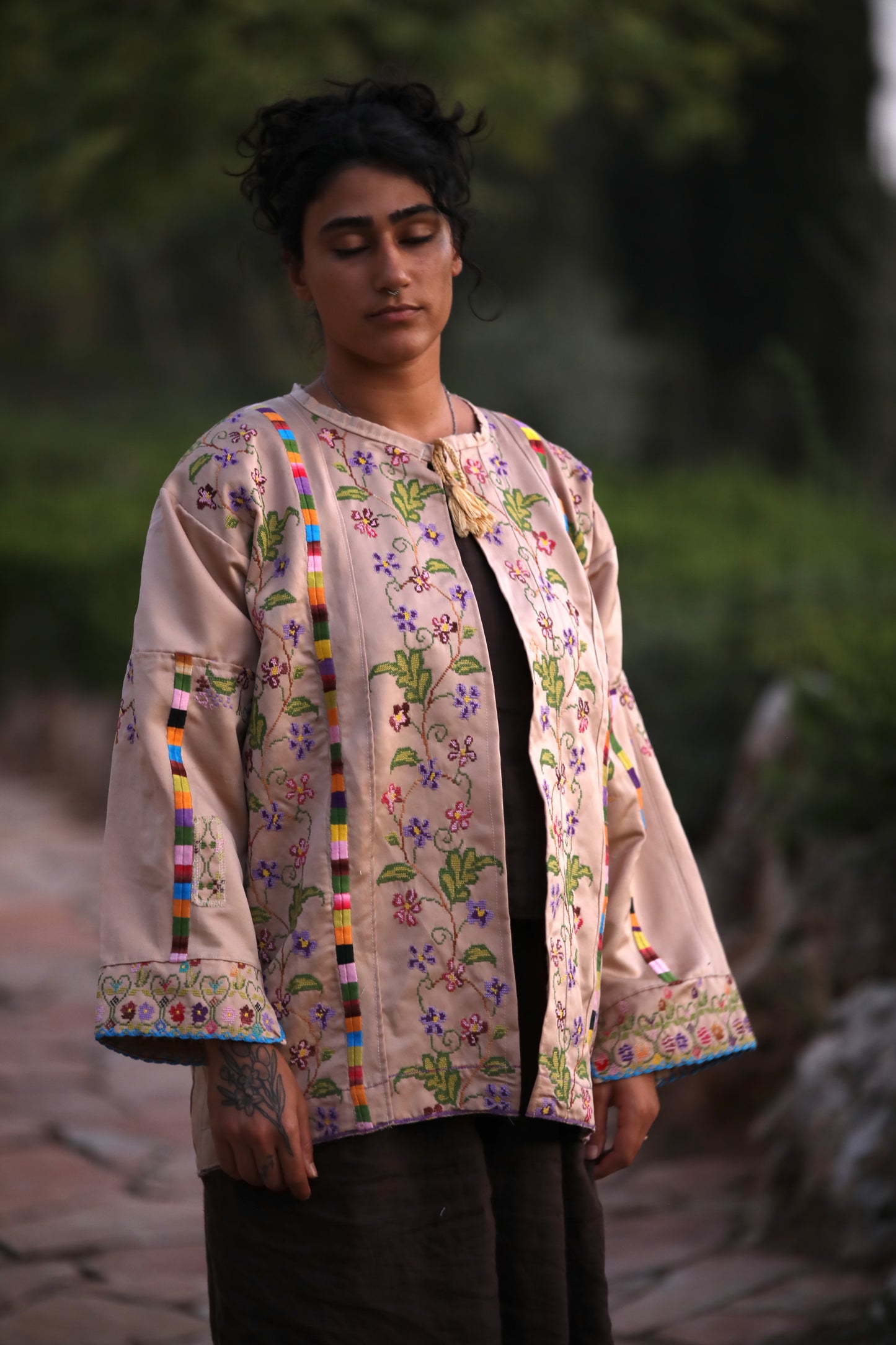 Blazer with Palestinian Tatreez