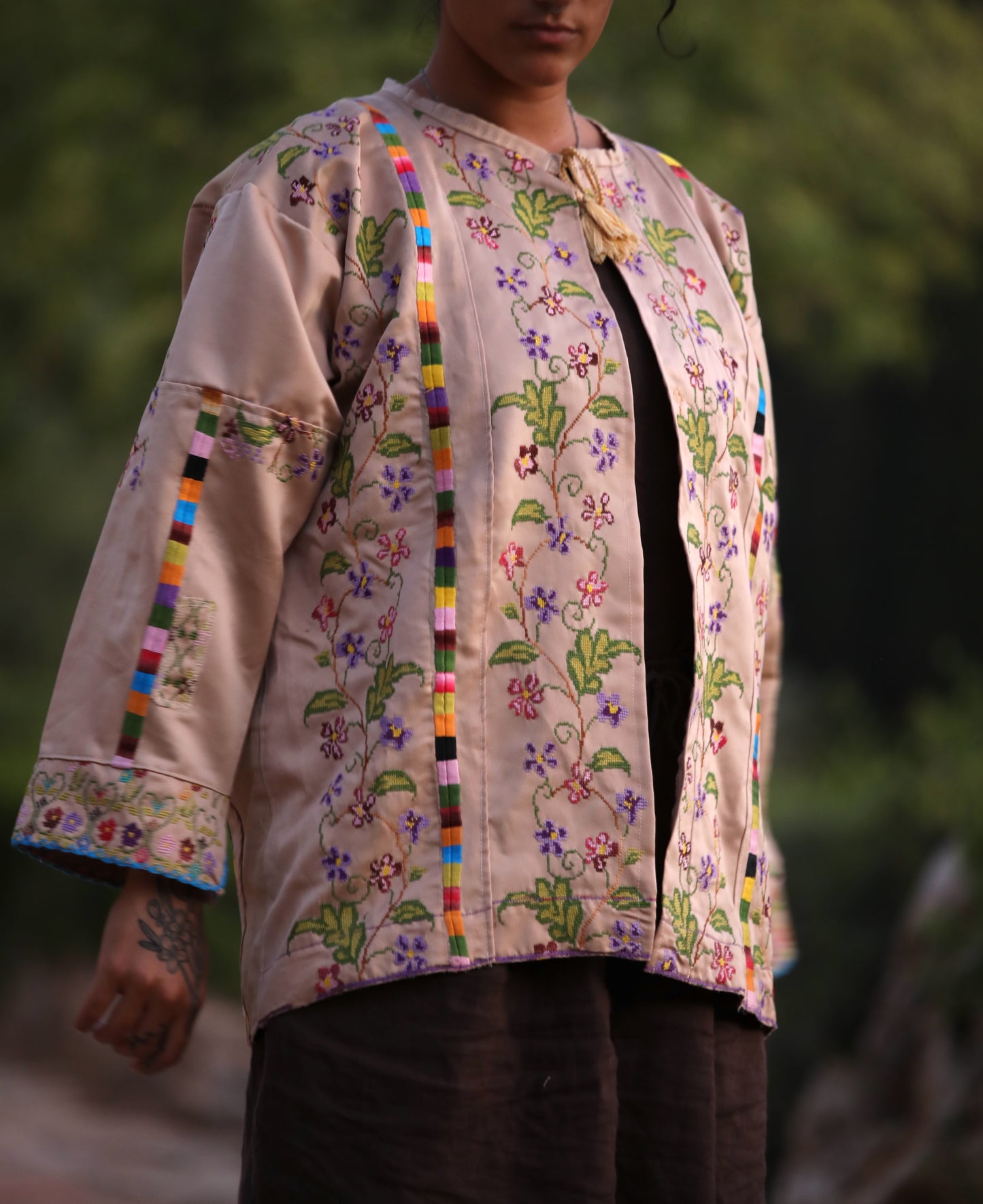 Blazer with Palestinian Tatreez