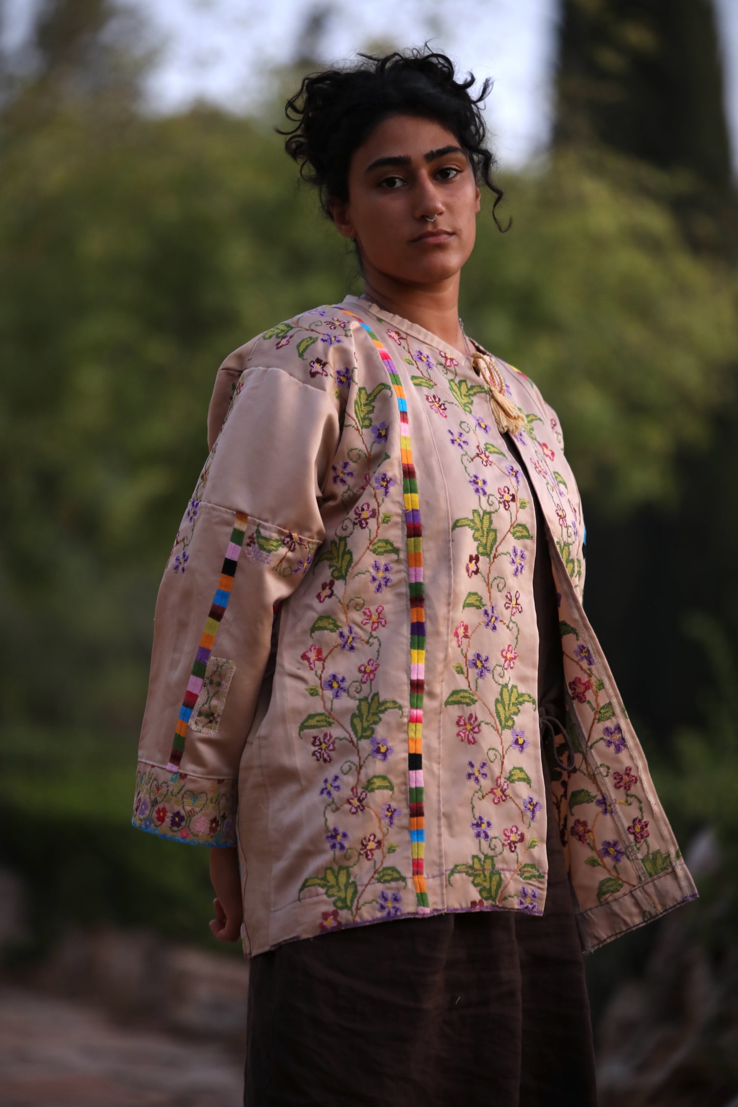 Blazer with Palestinian Tatreez