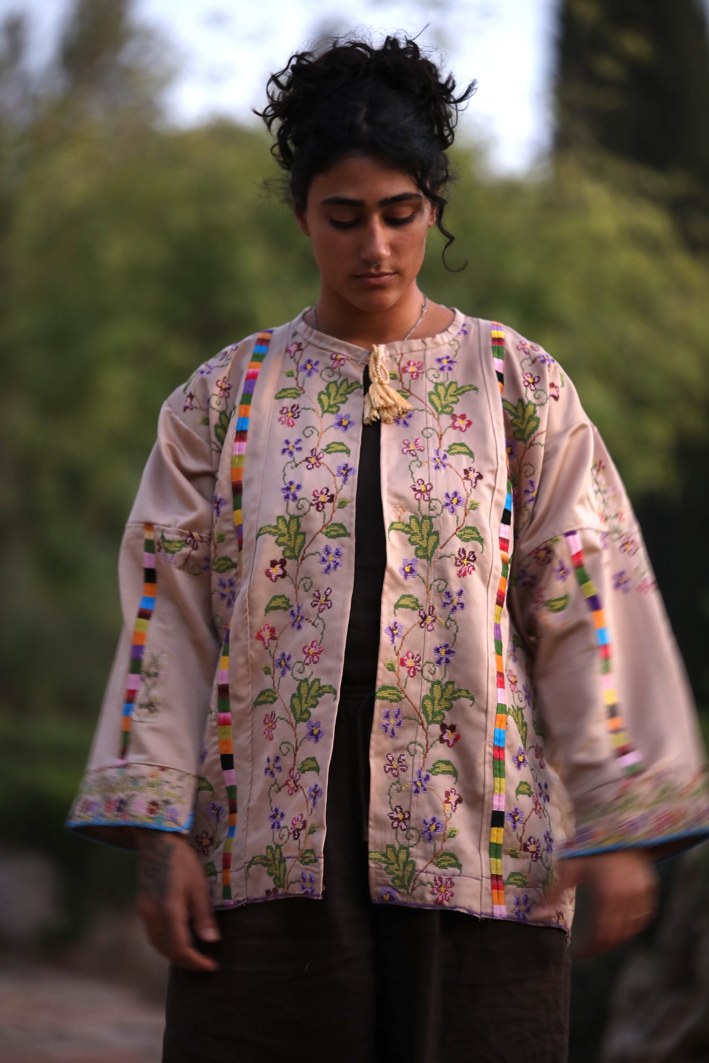 Blazer with Palestinian Tatreez