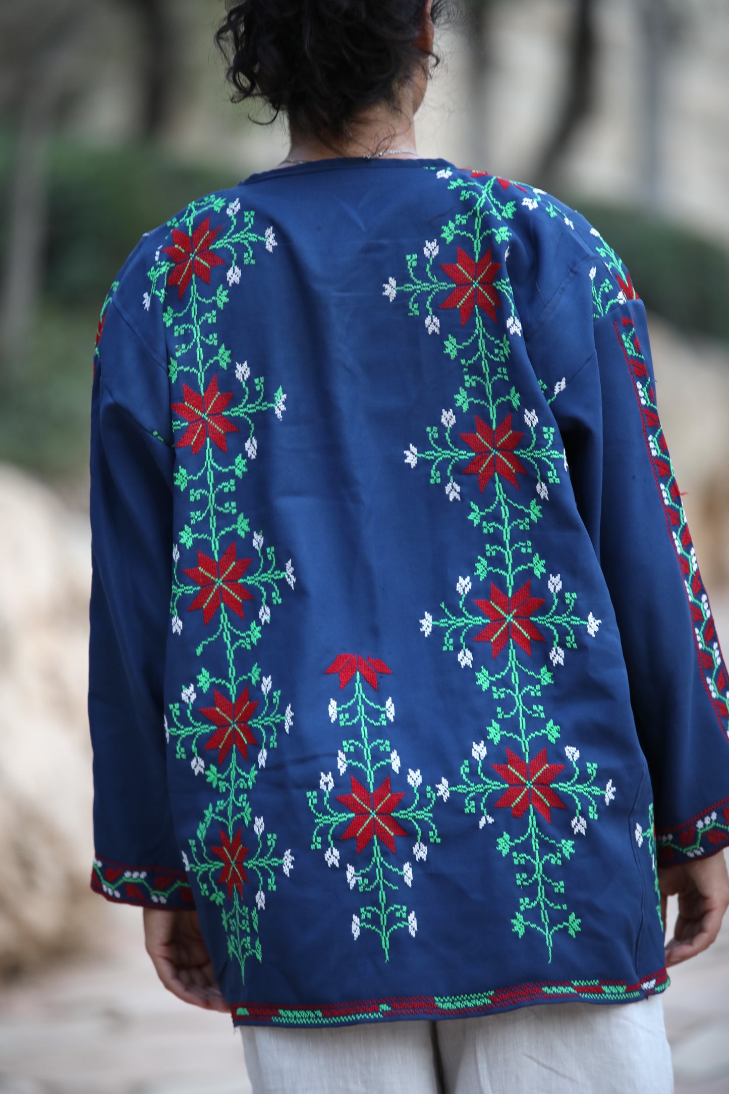Blazer with Palestinian Tatreez