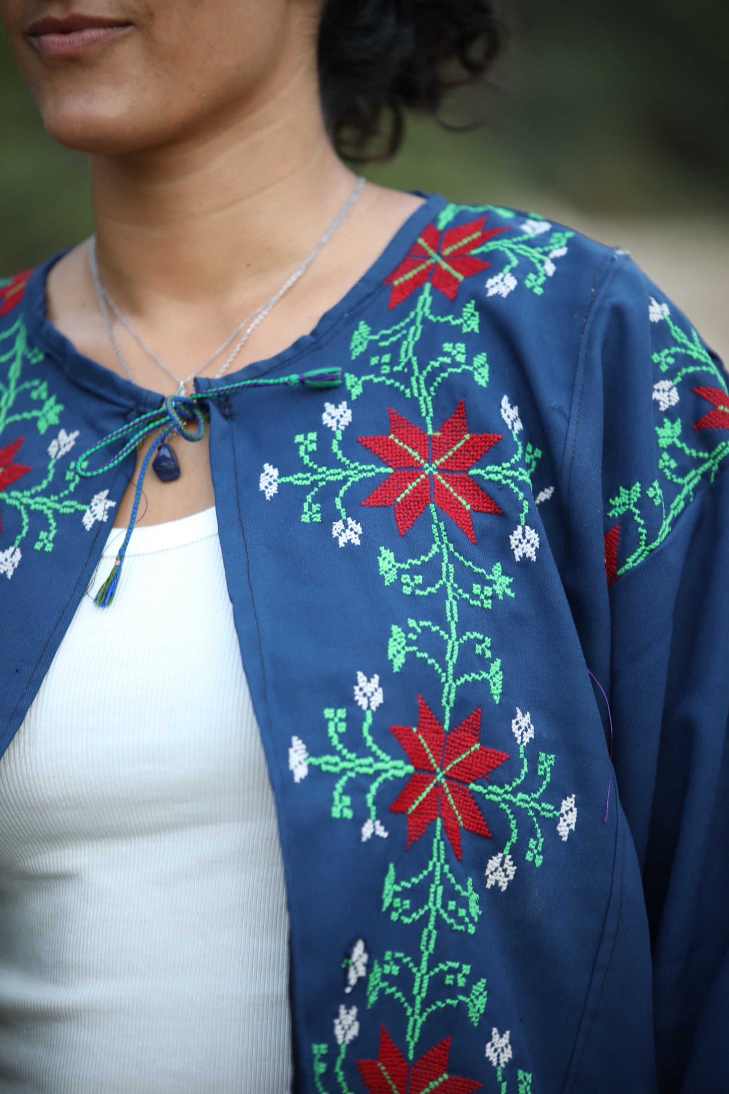 Blazer with Palestinian Tatreez