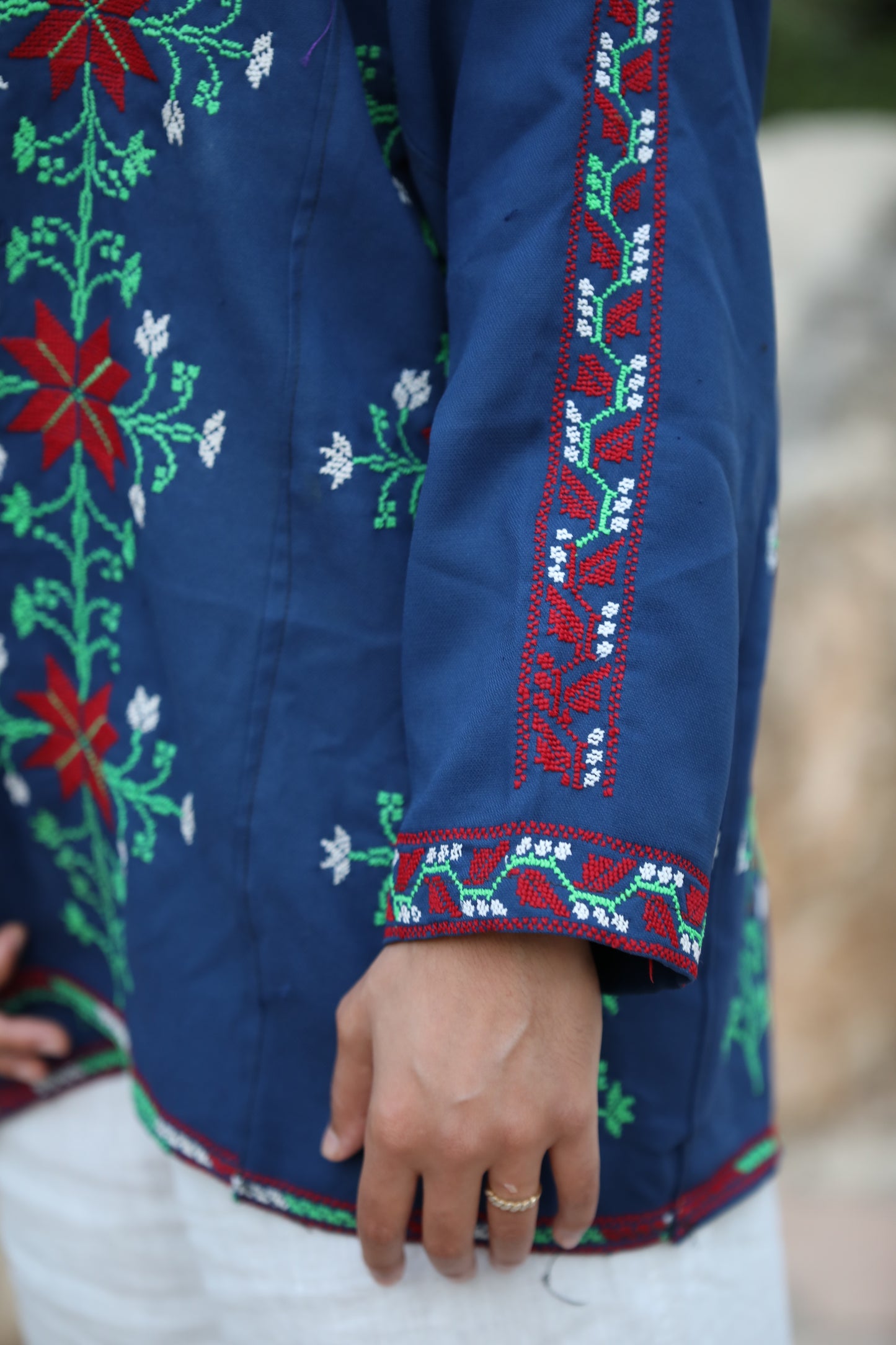 Blazer with Palestinian Tatreez
