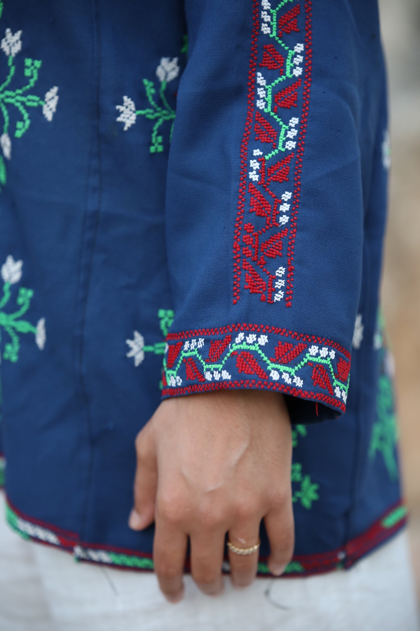 Blazer with Palestinian Tatreez