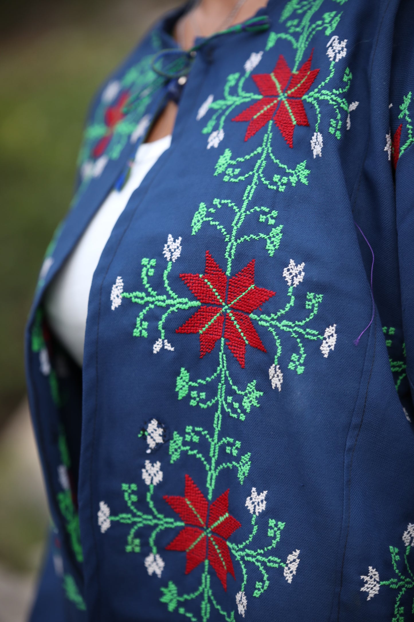 Blazer with Palestinian Tatreez