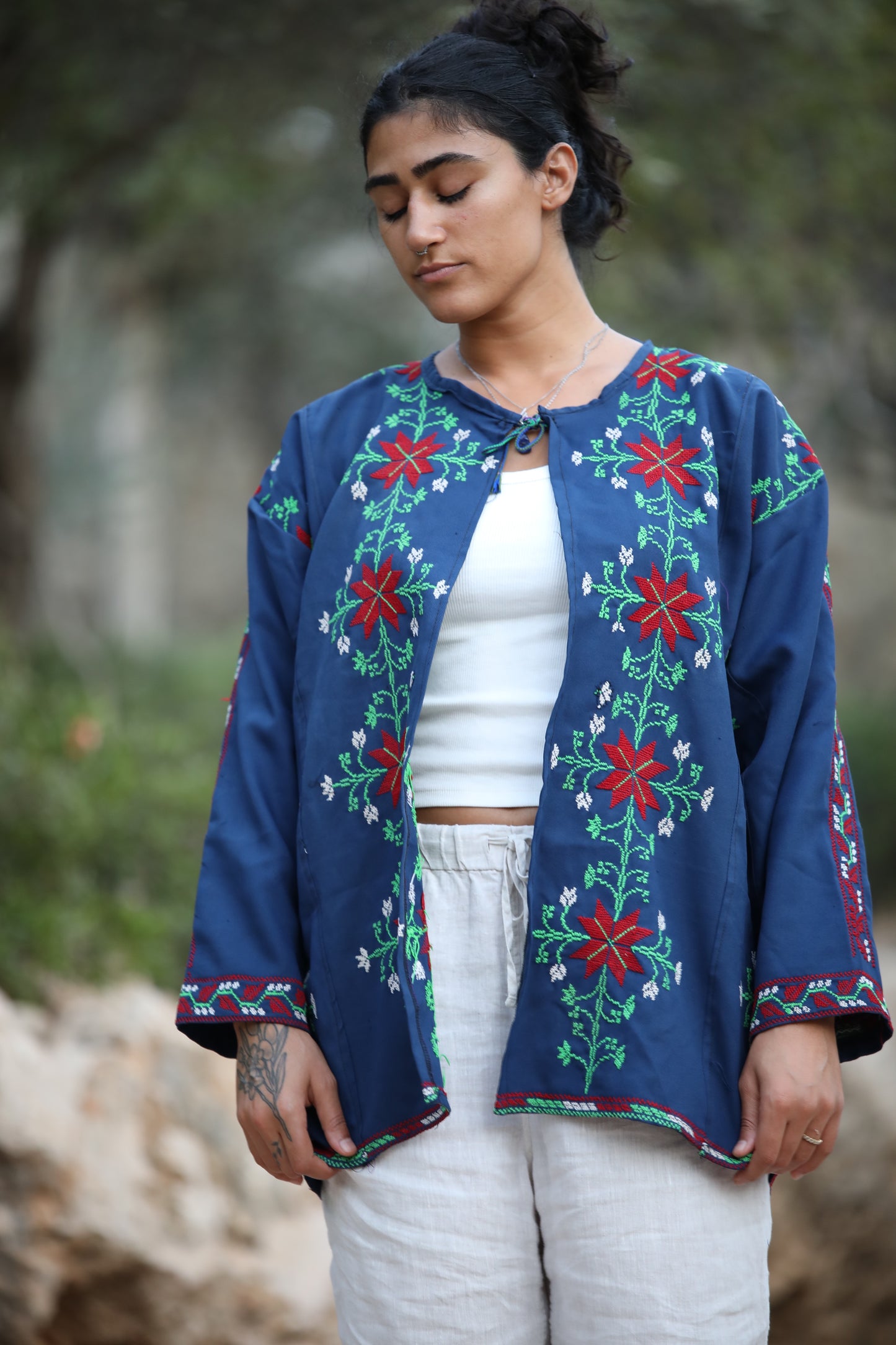 Blazer with Palestinian Tatreez