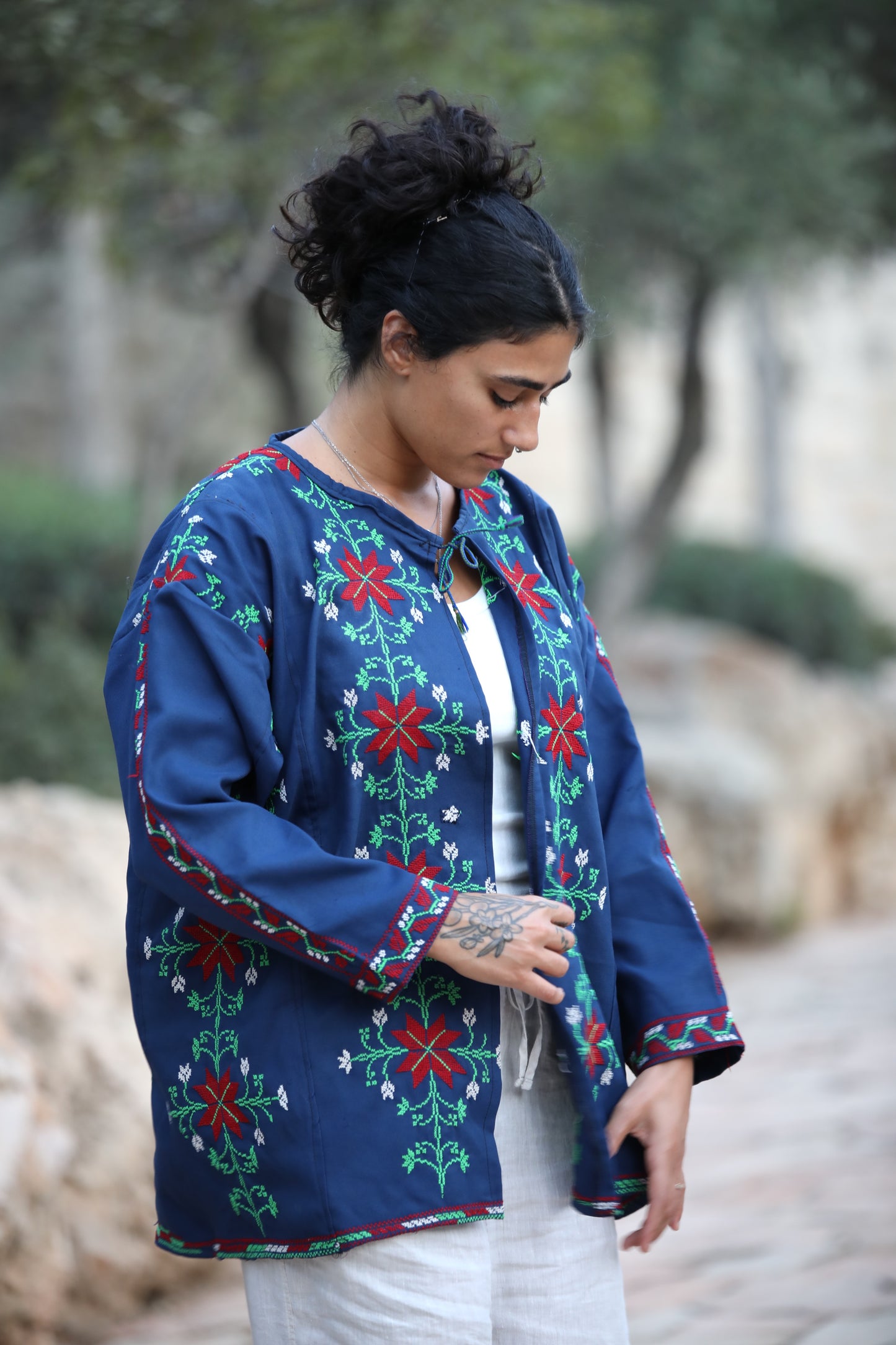 Blazer with Palestinian Tatreez