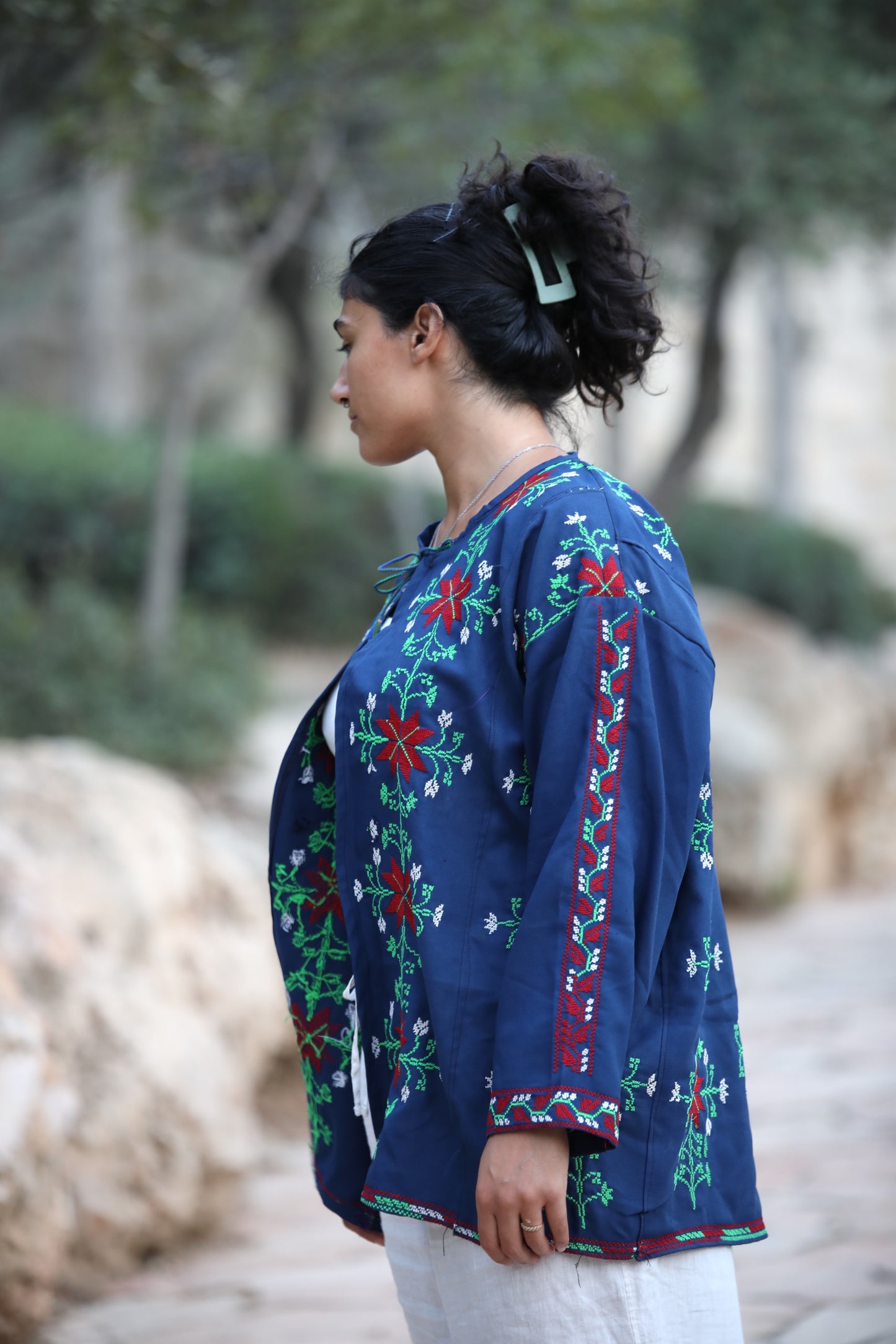 Blazer with Palestinian Tatreez
