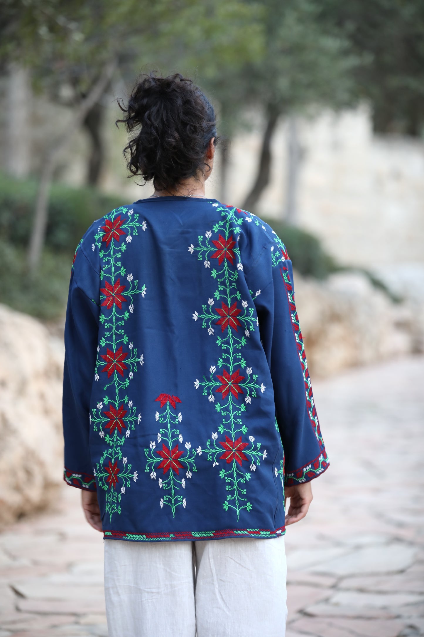 Blazer with Palestinian Tatreez