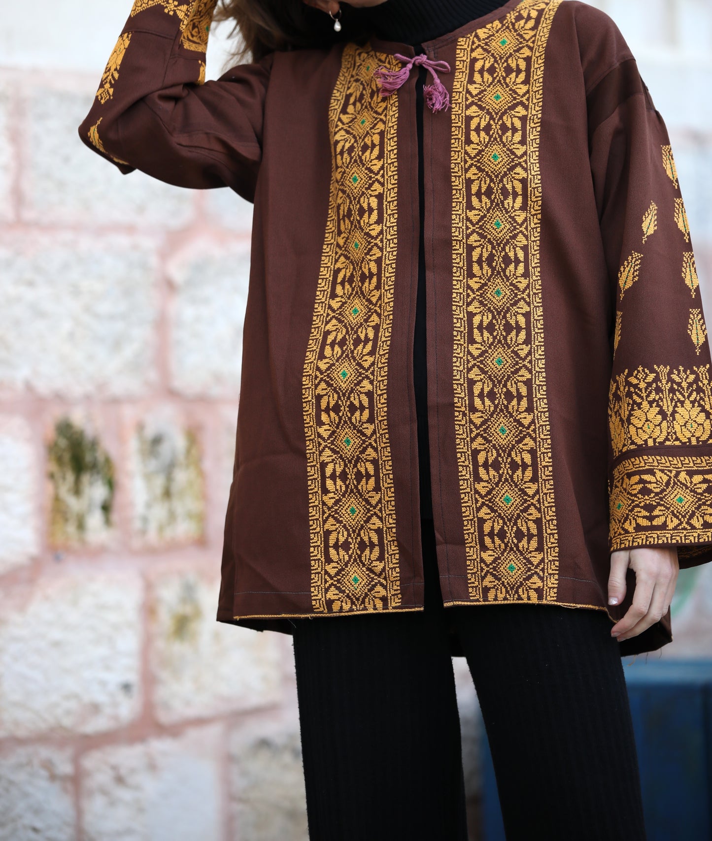 Blazer with Palestinian Tatreez