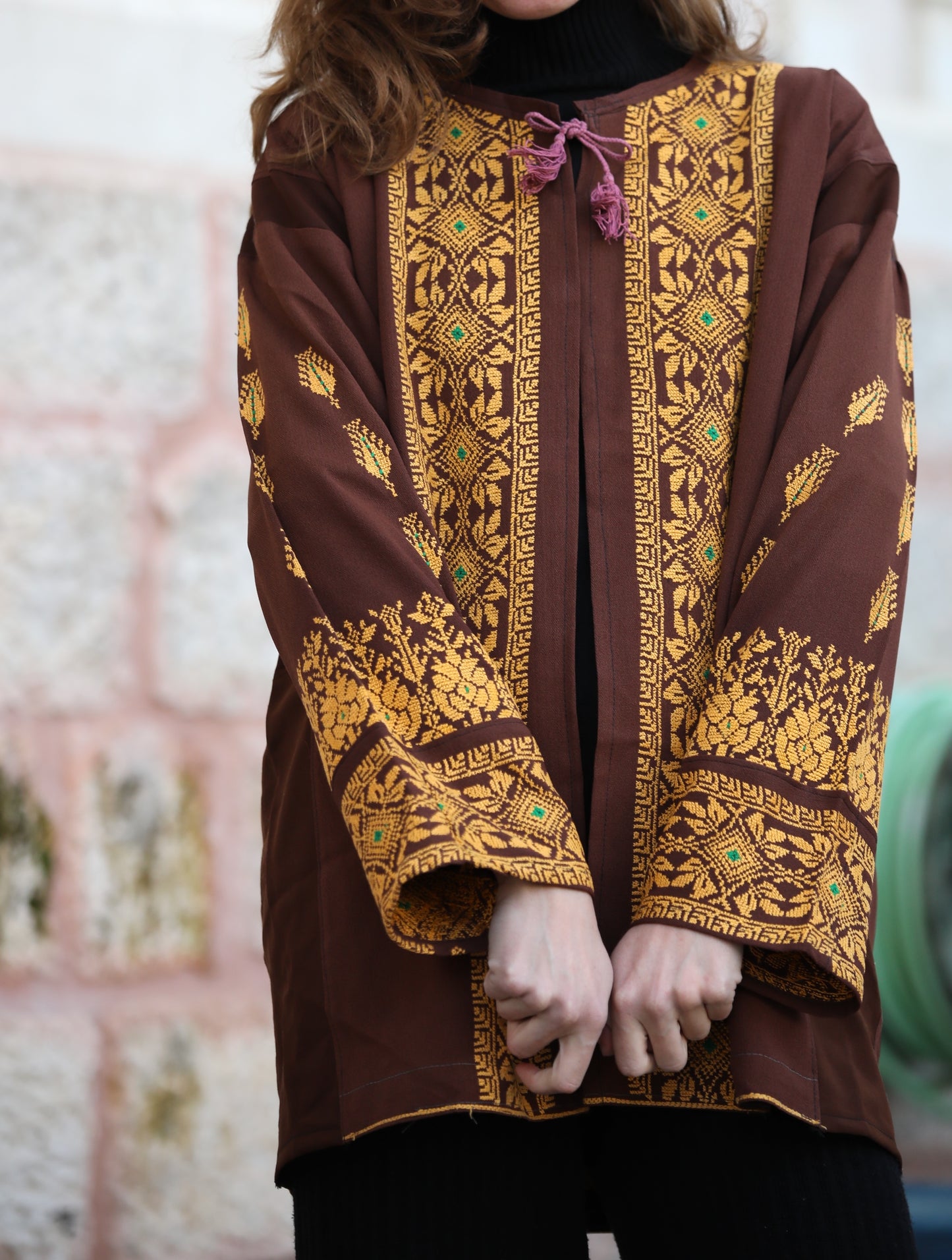 Blazer with Palestinian Tatreez