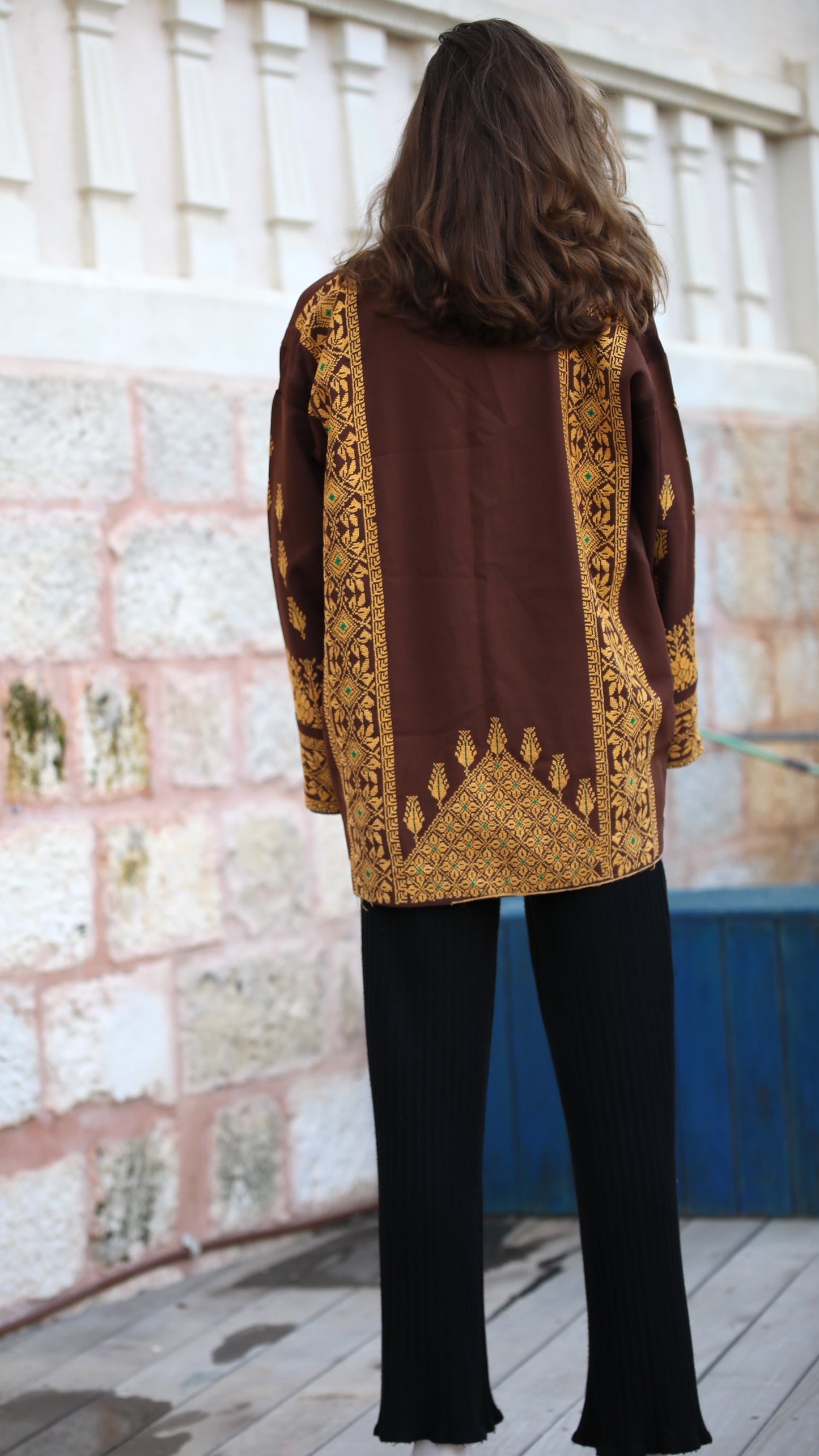 Blazer with Palestinian Tatreez