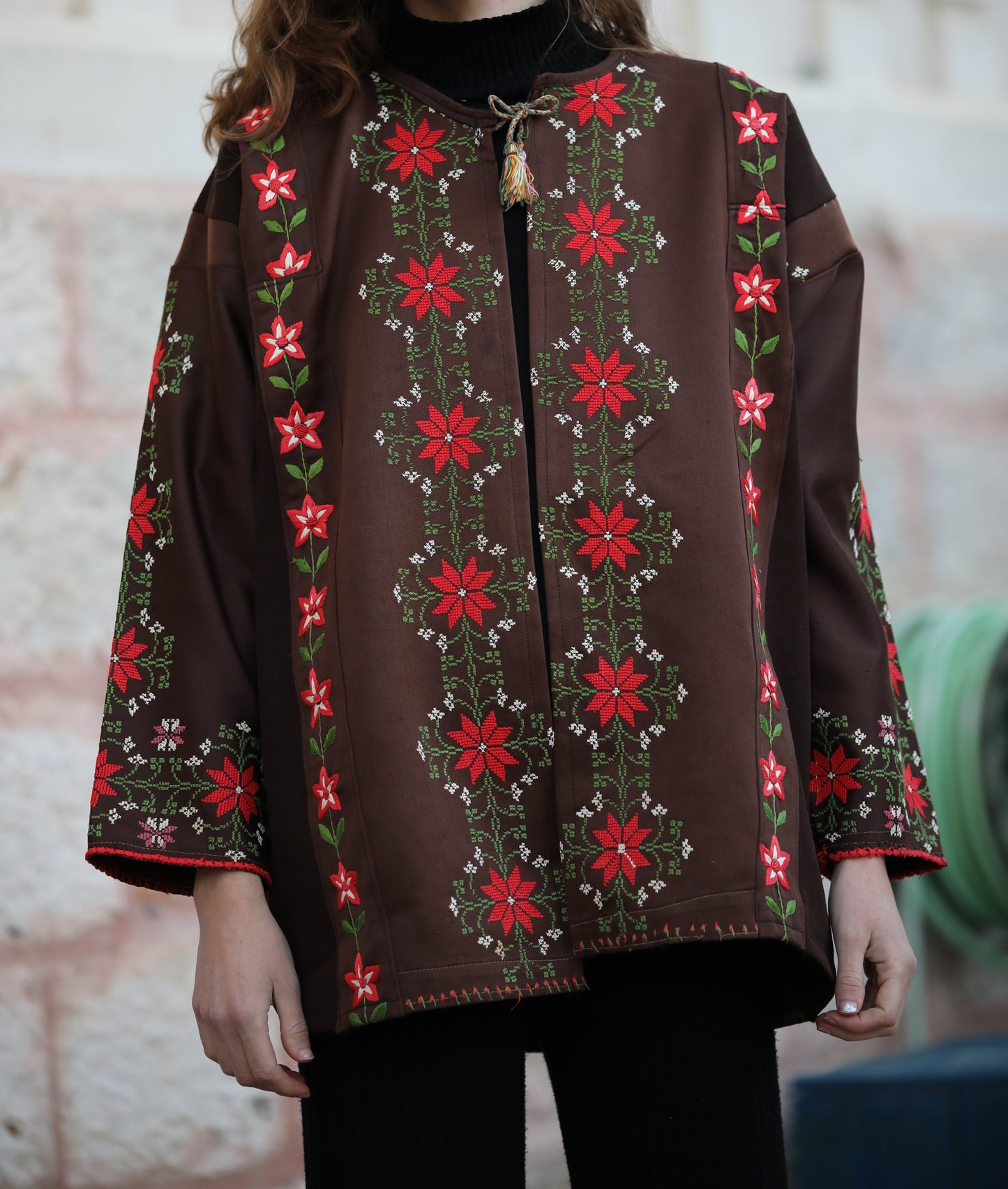 Blazer with Palestinian Tatreez