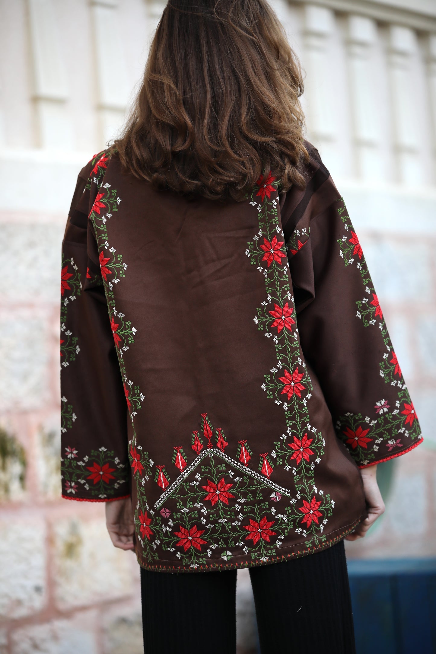 Blazer with Palestinian Tatreez