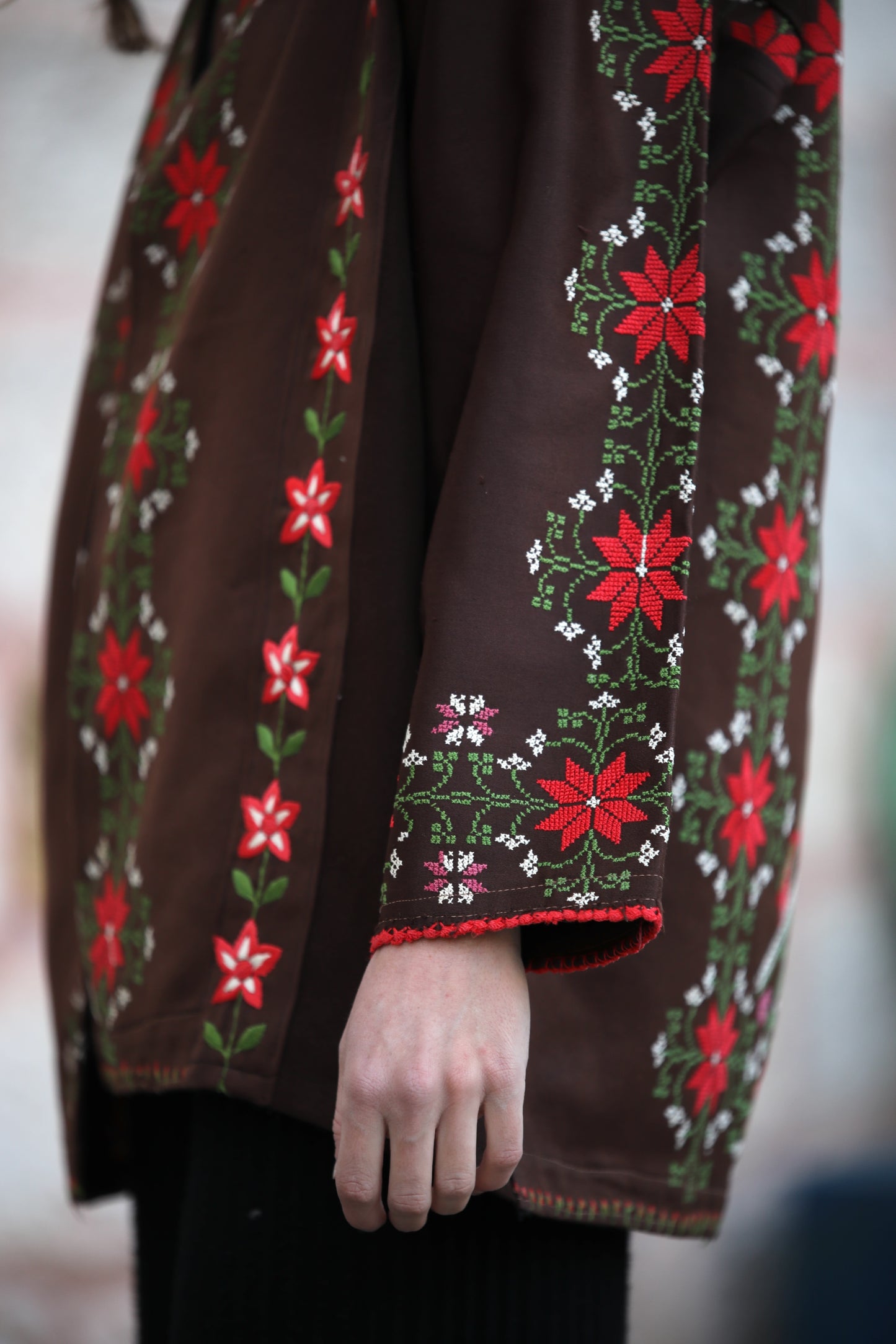 Blazer with Palestinian Tatreez