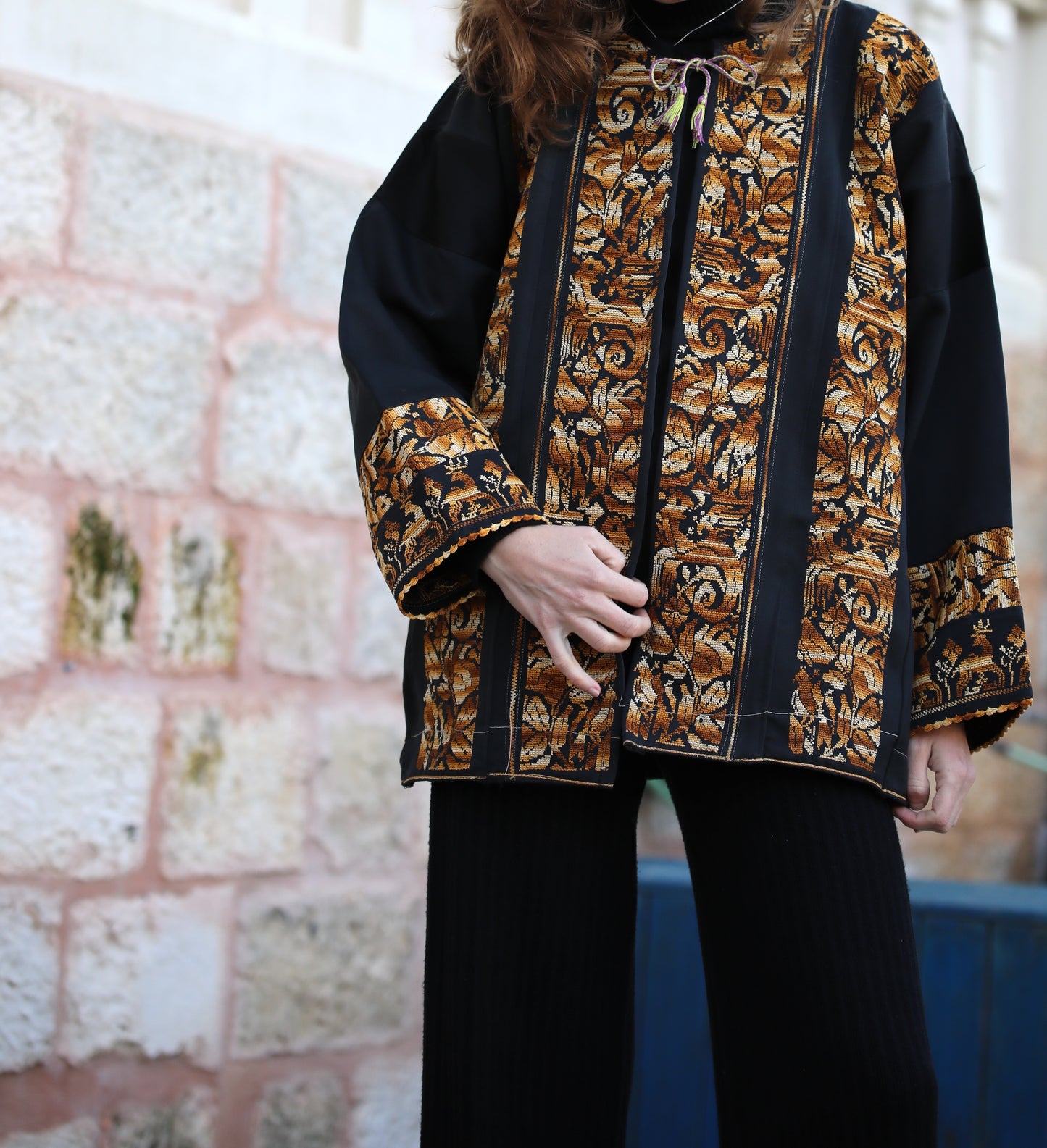 Blazer with Palestinian Tatreez