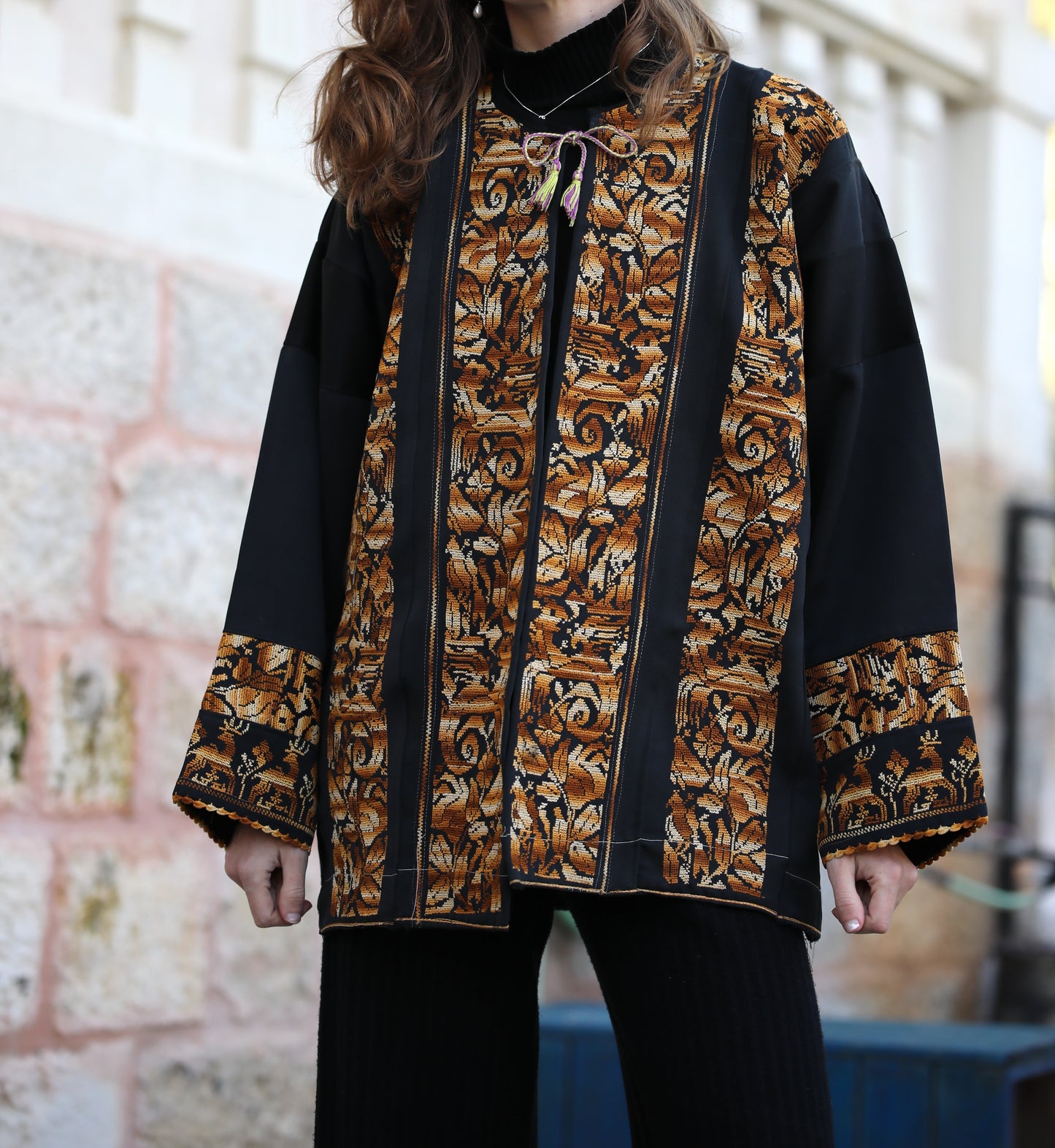 Blazer with Palestinian Tatreez