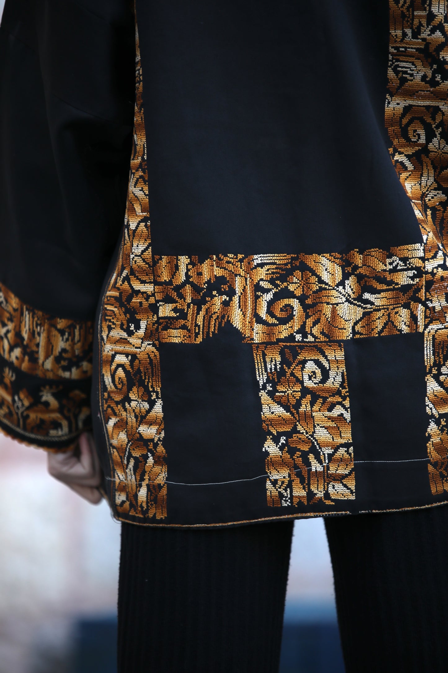 Blazer with Palestinian Tatreez
