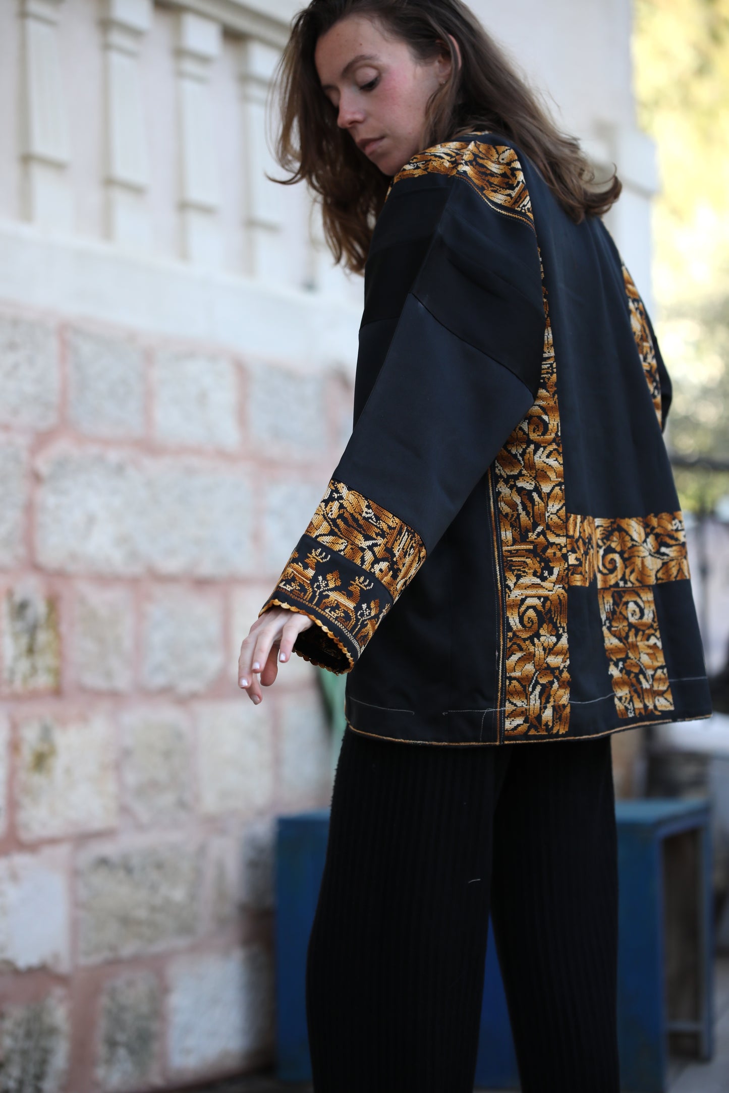 Blazer with Palestinian Tatreez