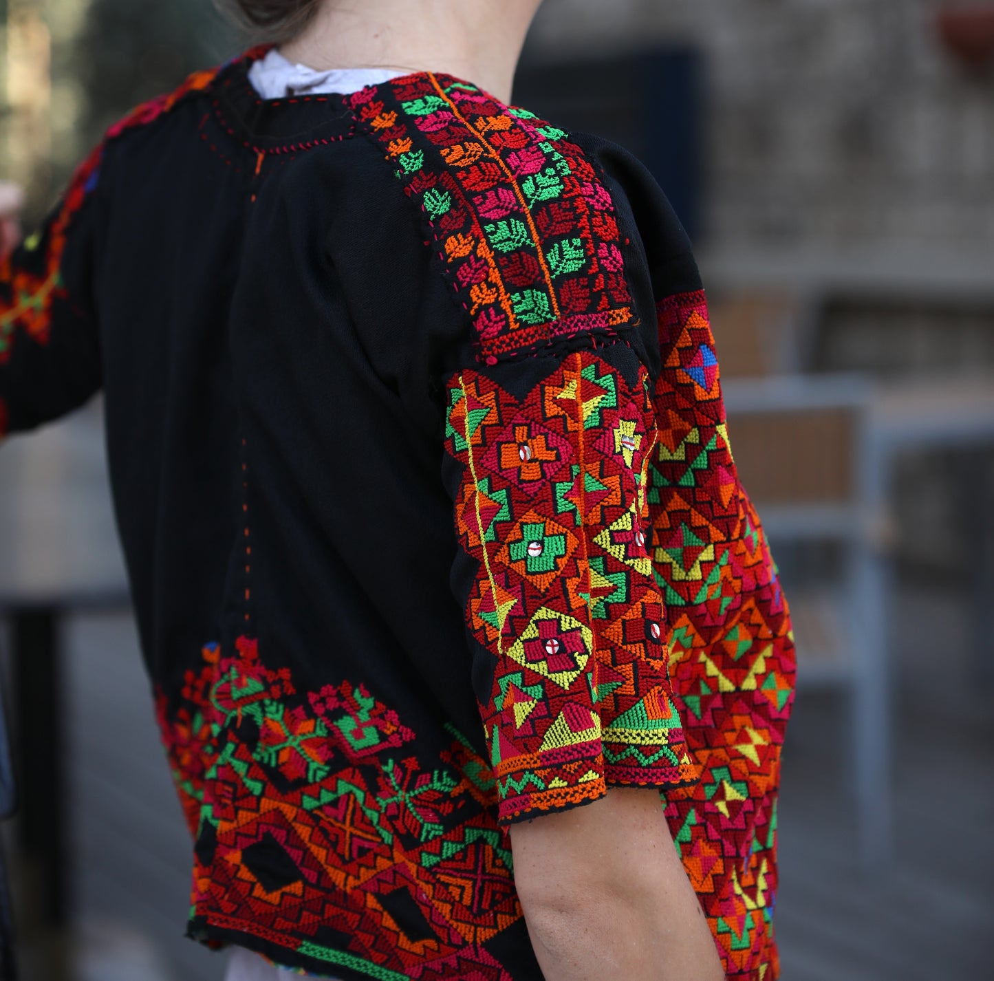 Taqseerah with Palestinian Tatreez