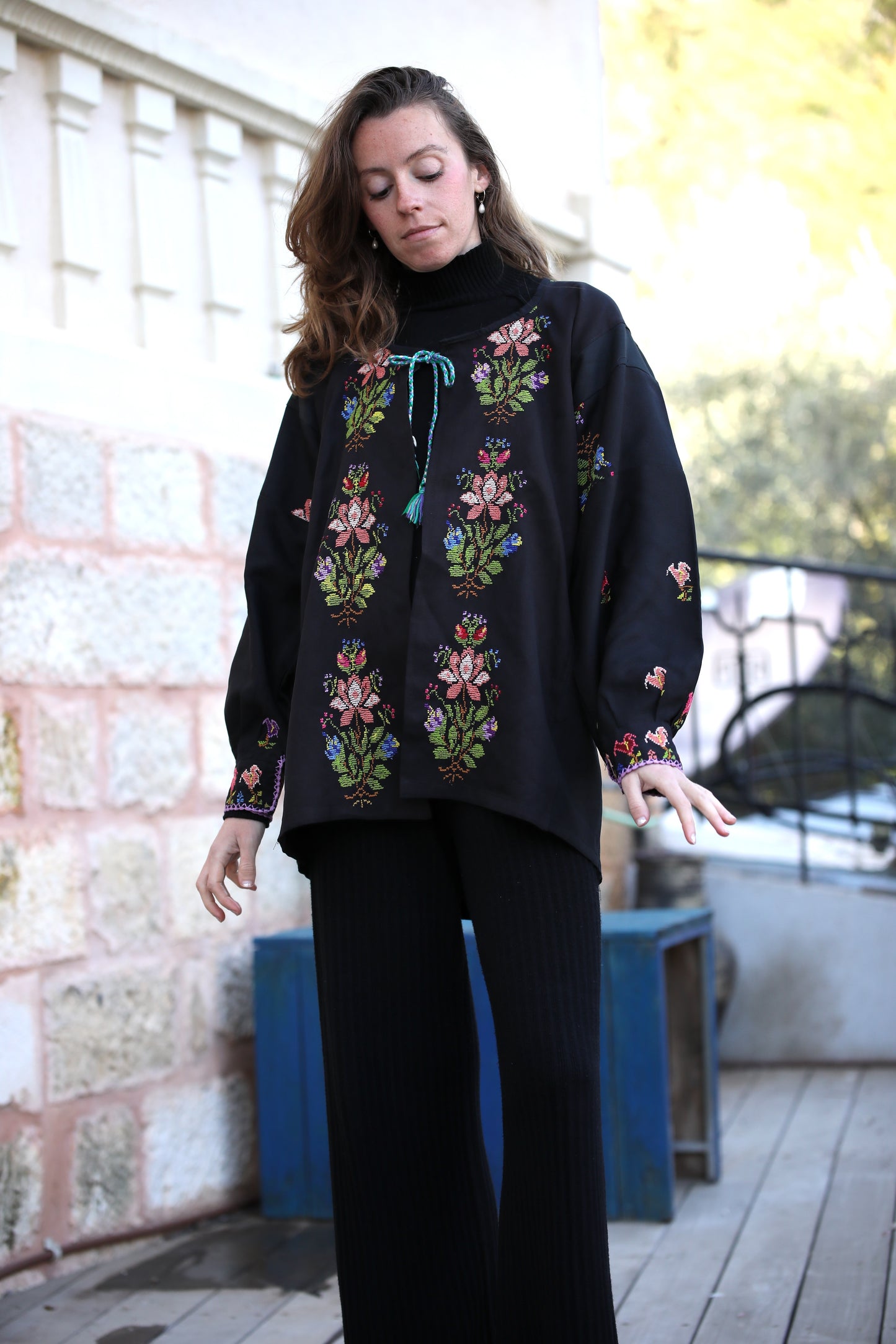 Blazer with Palestinian Tatreez