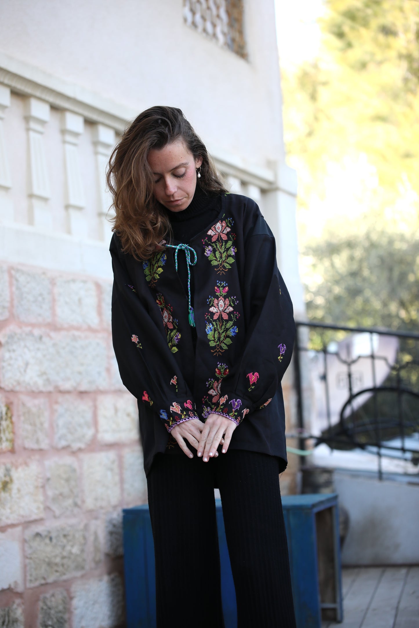 Blazer with Palestinian Tatreez