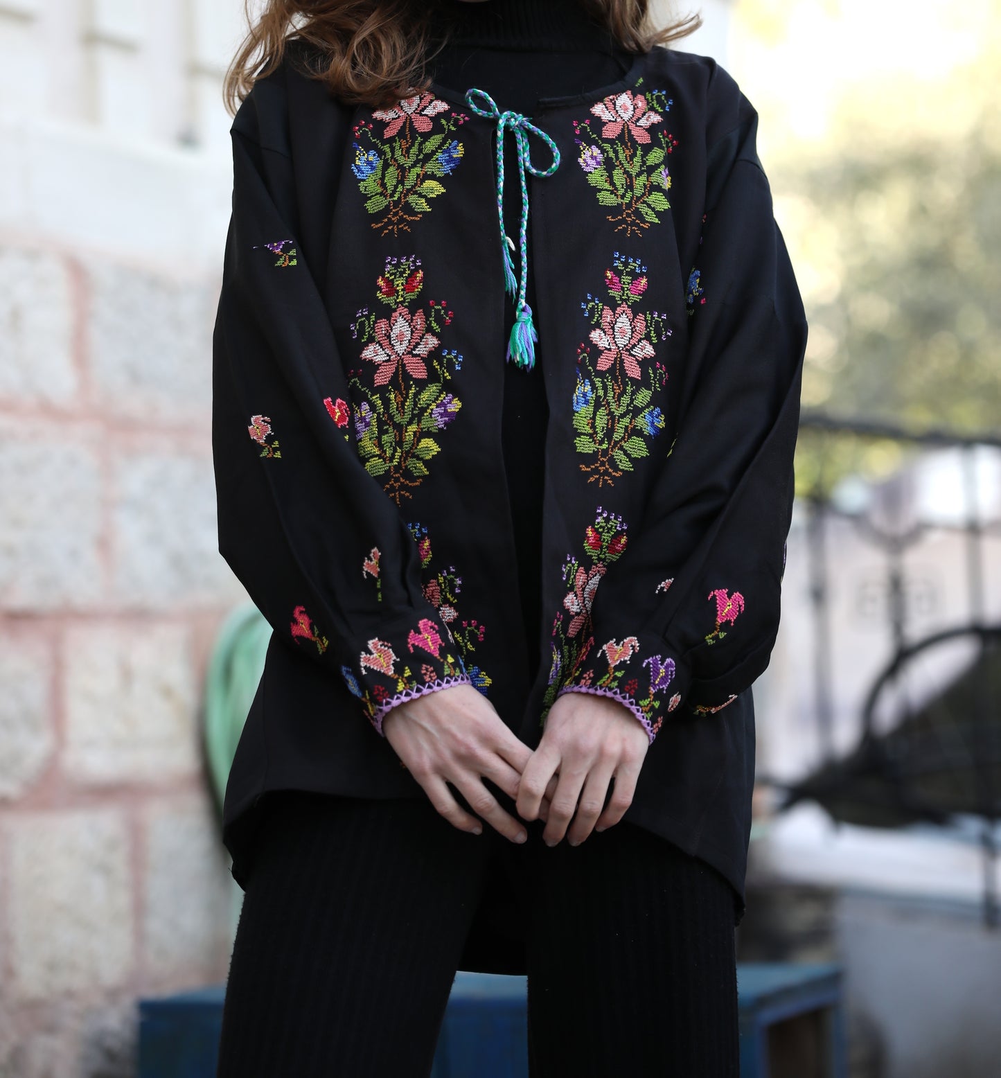 Blazer with Palestinian Tatreez