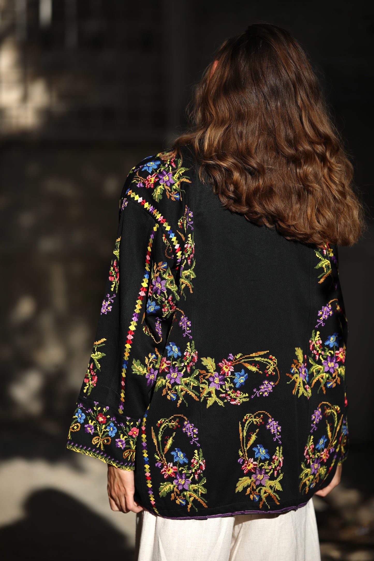 Blazer with Palestinian Tatreez
