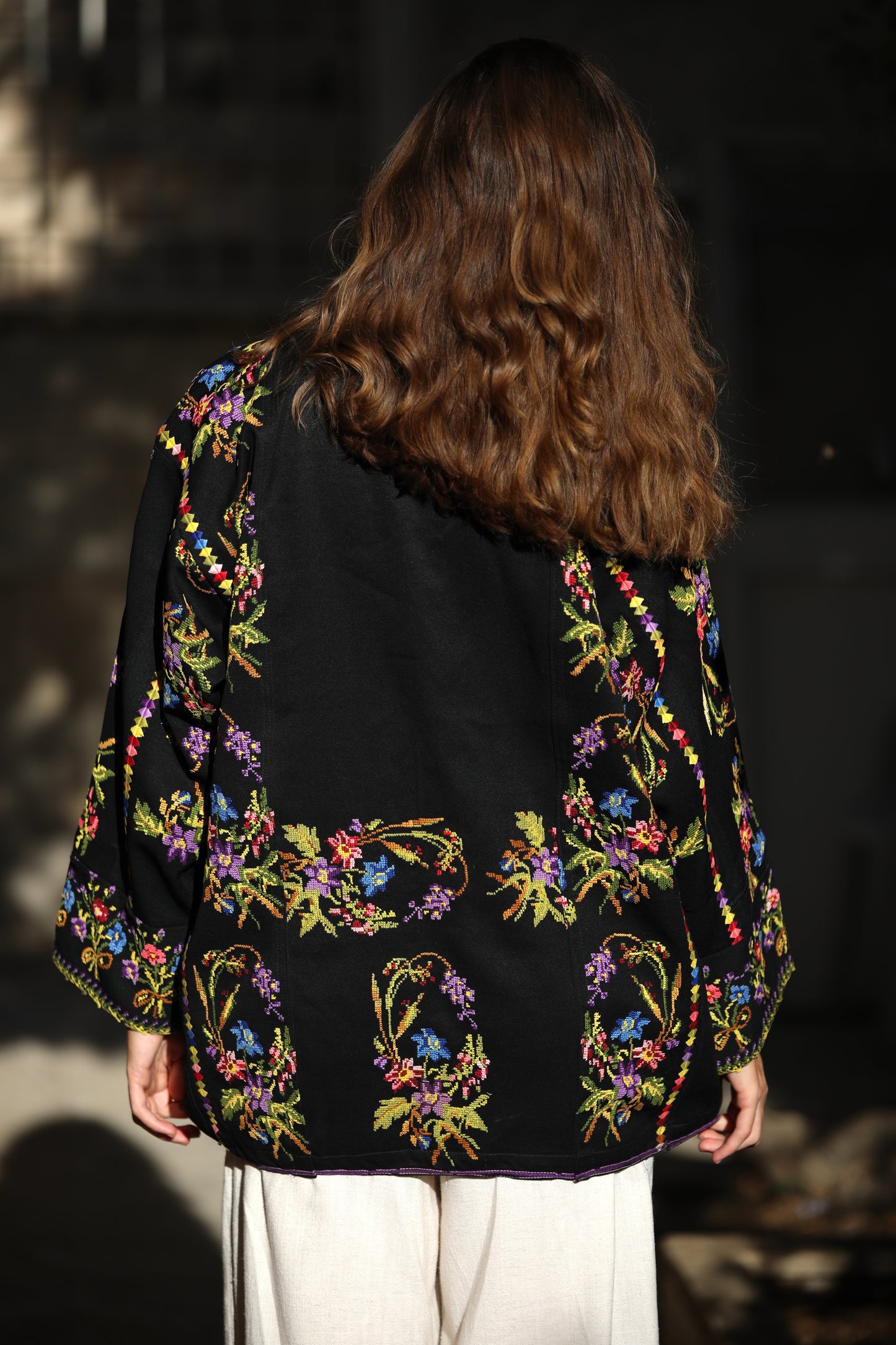 Blazer with Palestinian Tatreez