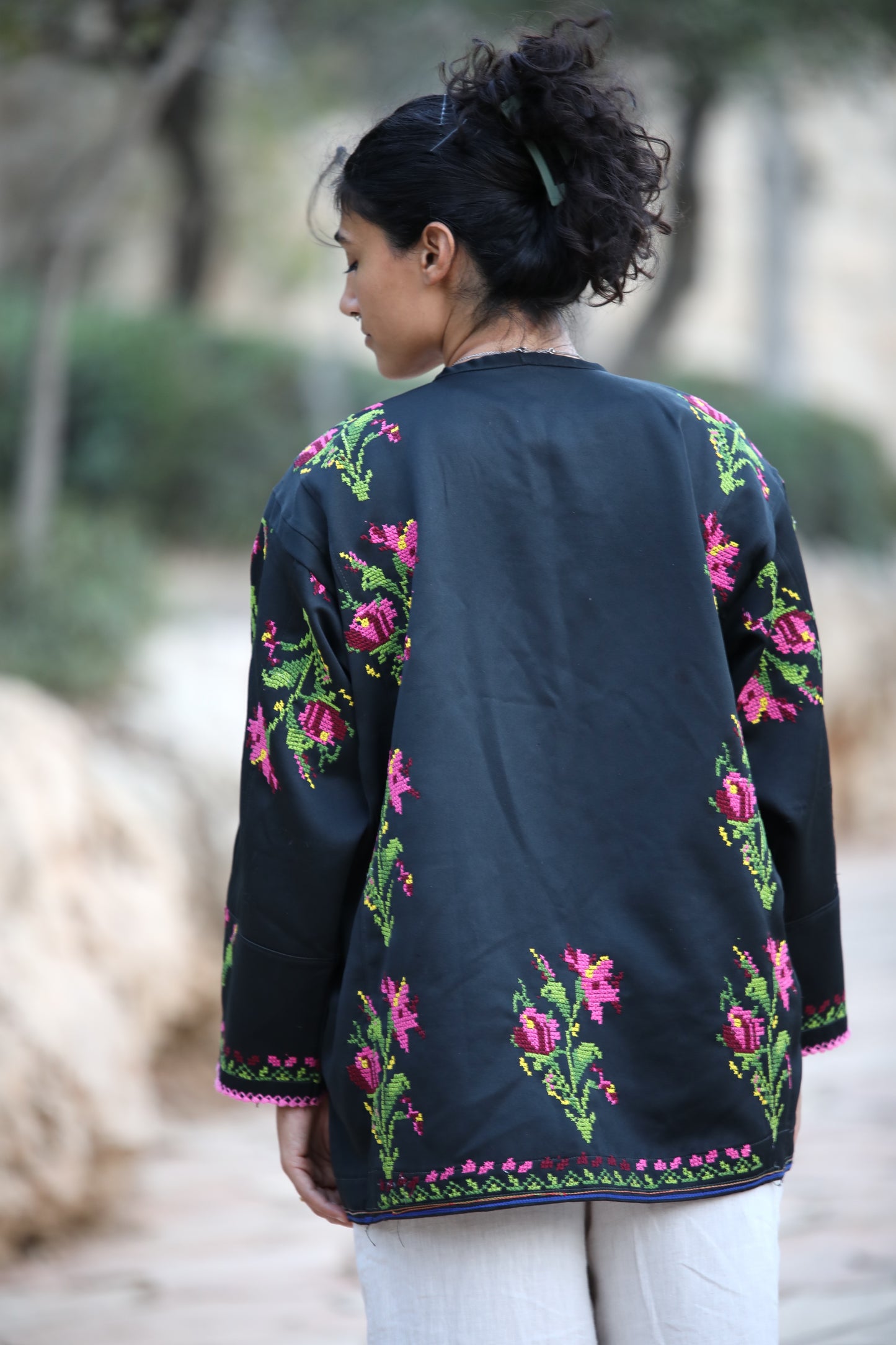 Blazer with Palestinian Tatreez
