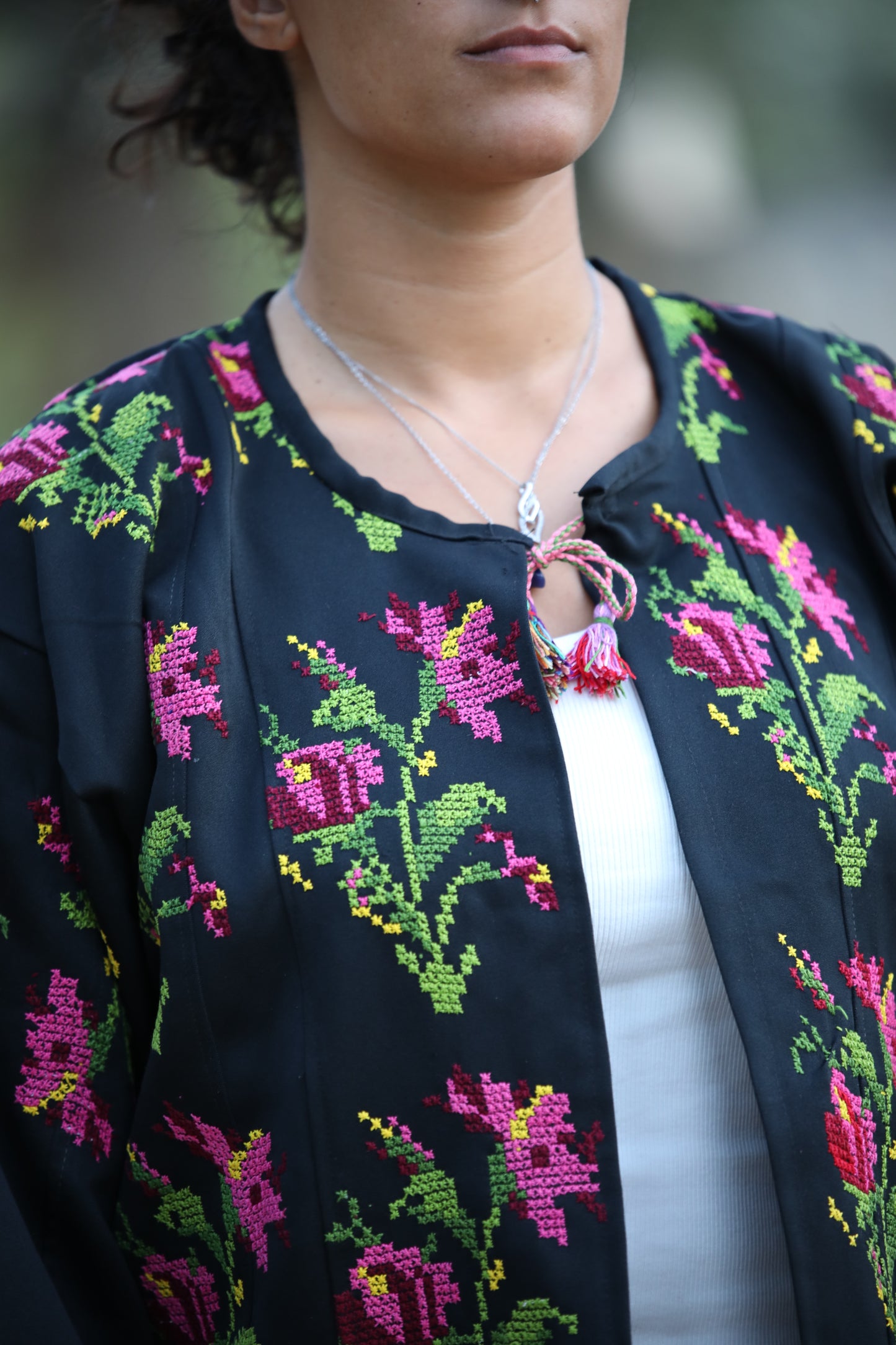 Blazer with Palestinian Tatreez