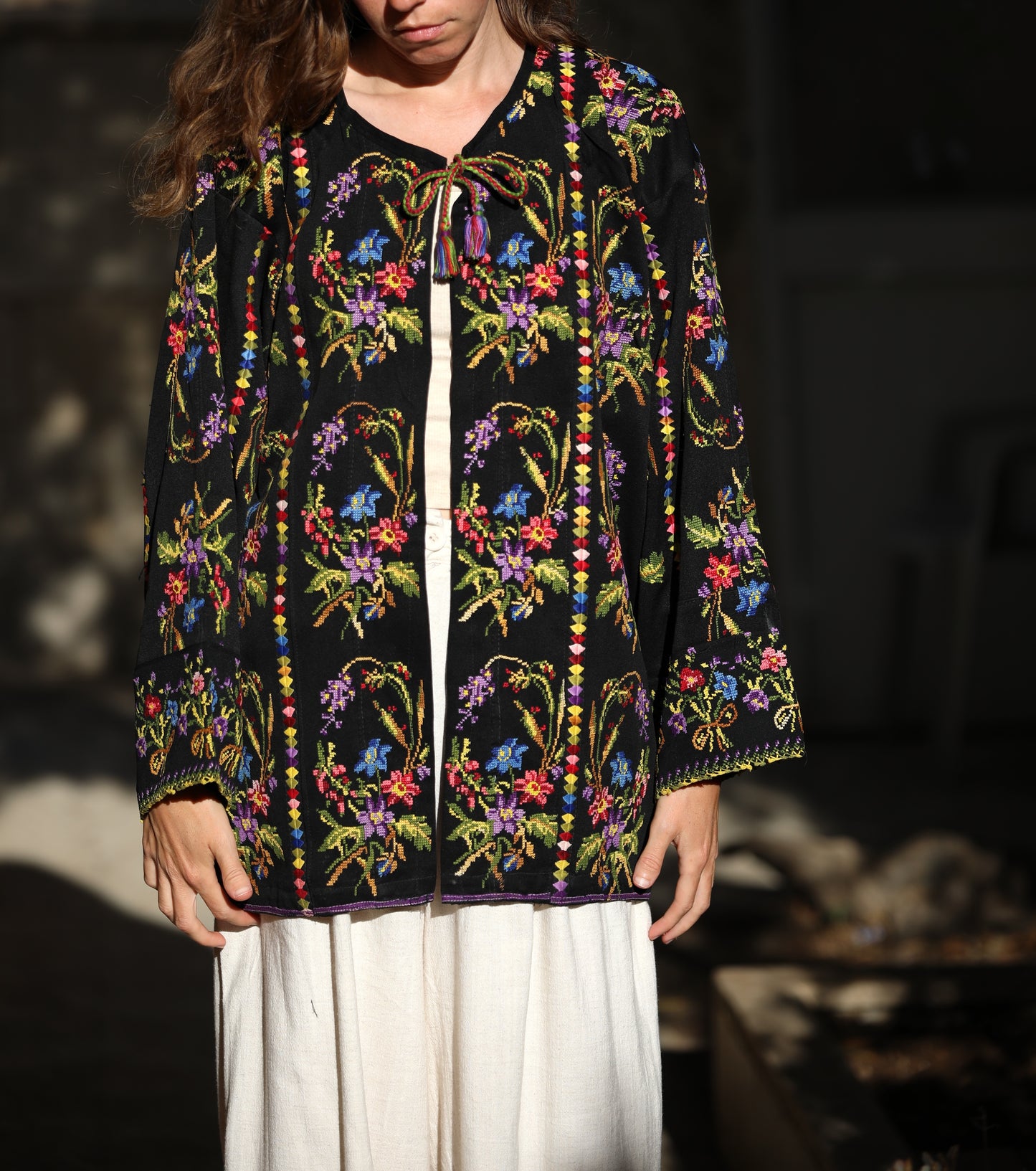 Blazer with Palestinian Tatreez