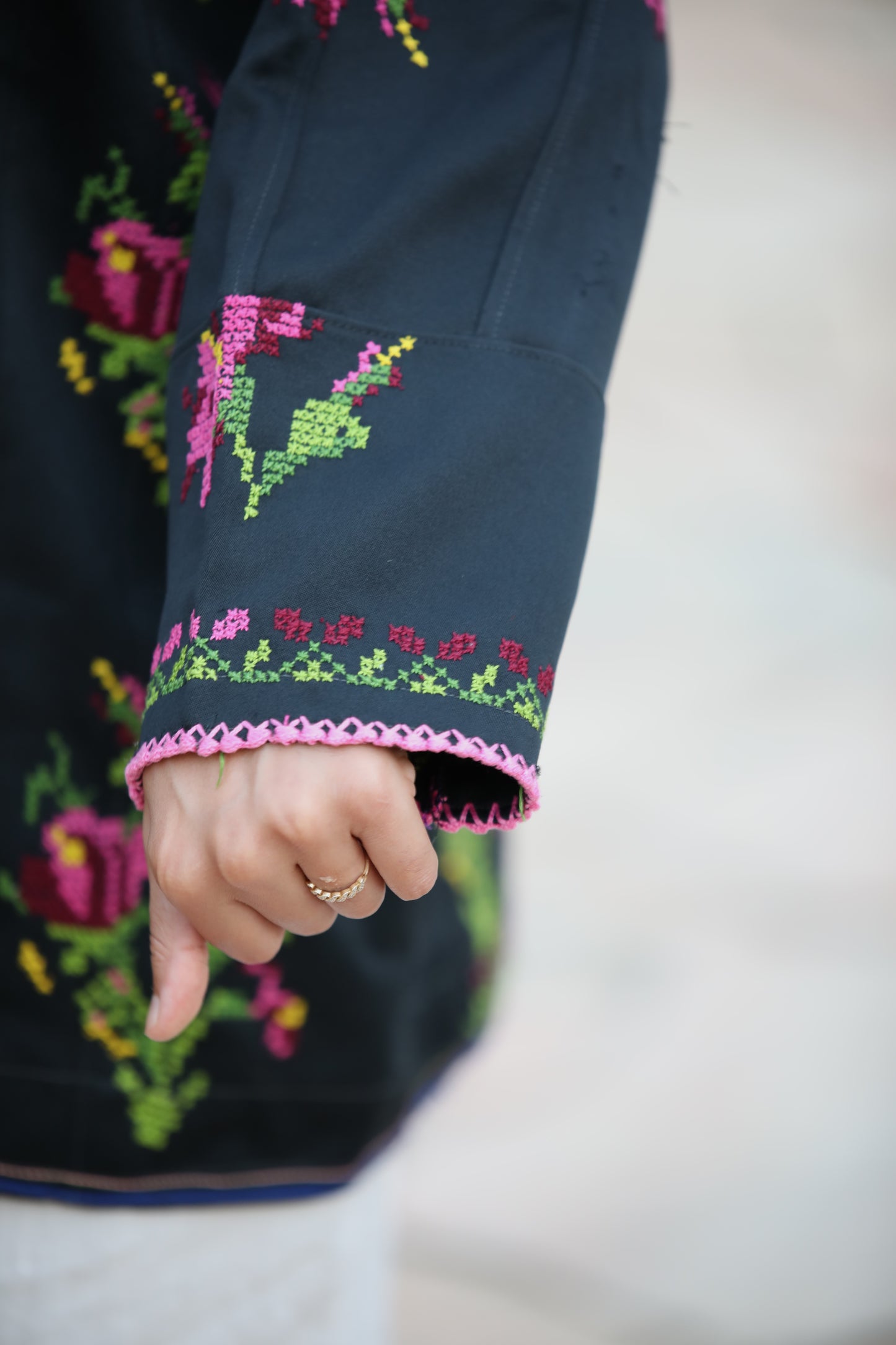 Blazer with Palestinian Tatreez