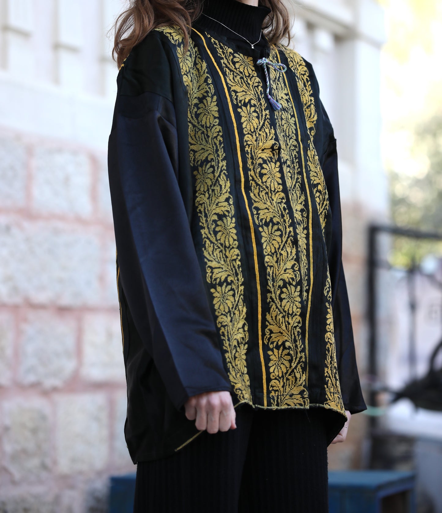 Blazer with Palestinian Tatreez