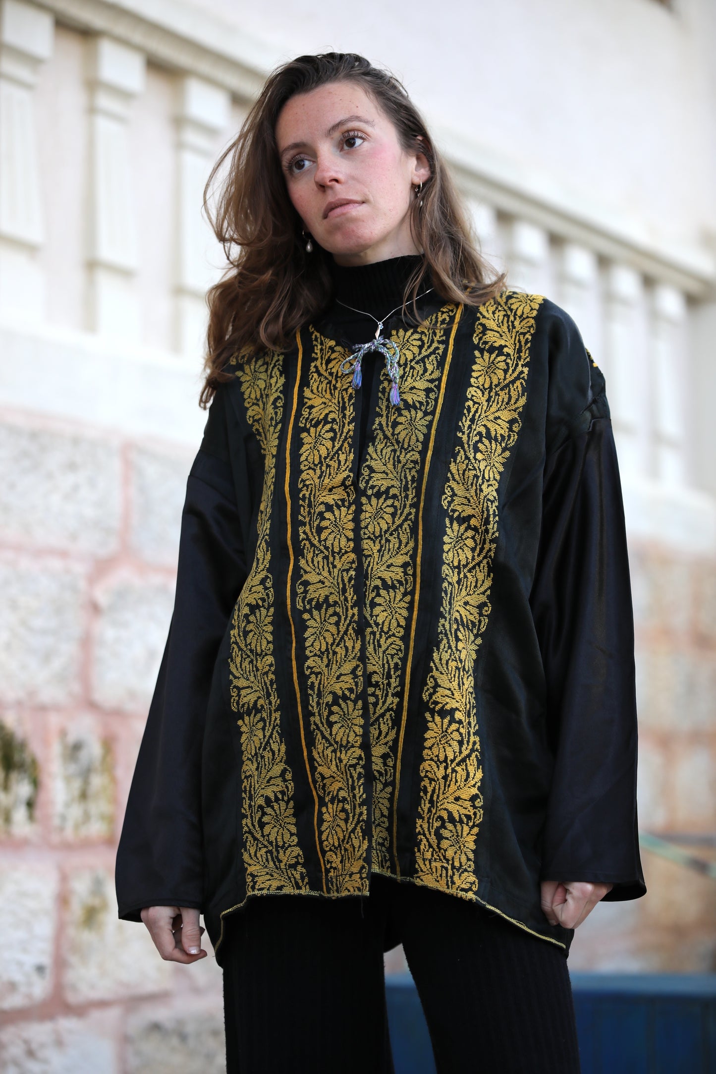 Blazer with Palestinian Tatreez