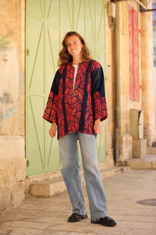 Blazer with Palestinian Tatreez