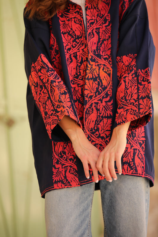 Blazer with Palestinian Tatreez