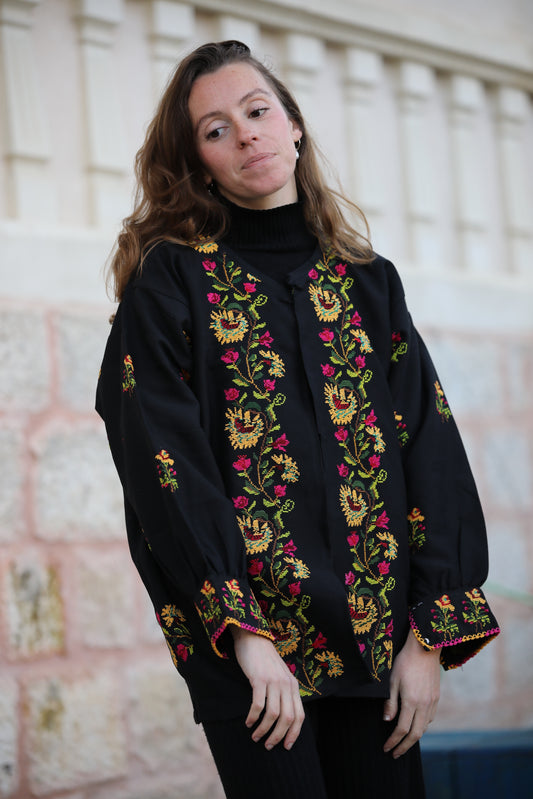 Blazer with Palestinian Tatreez